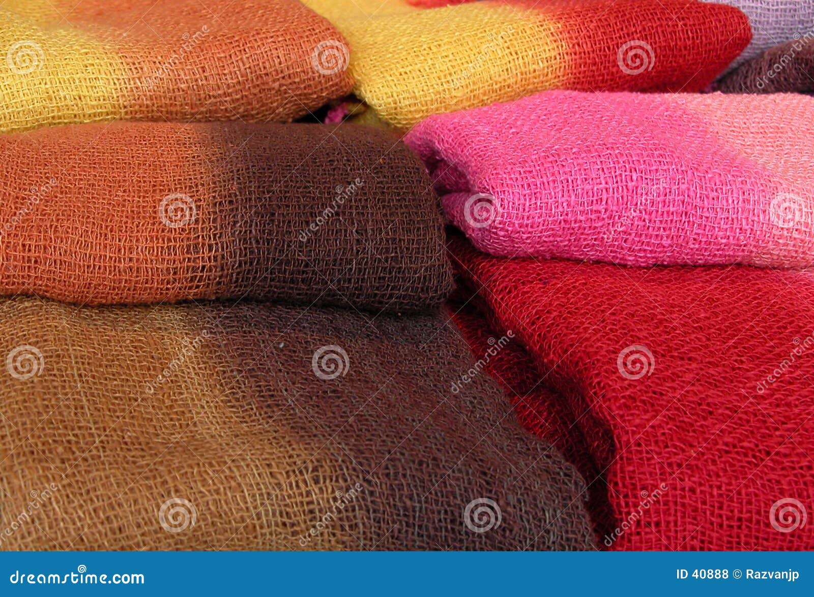 colourful scarfs