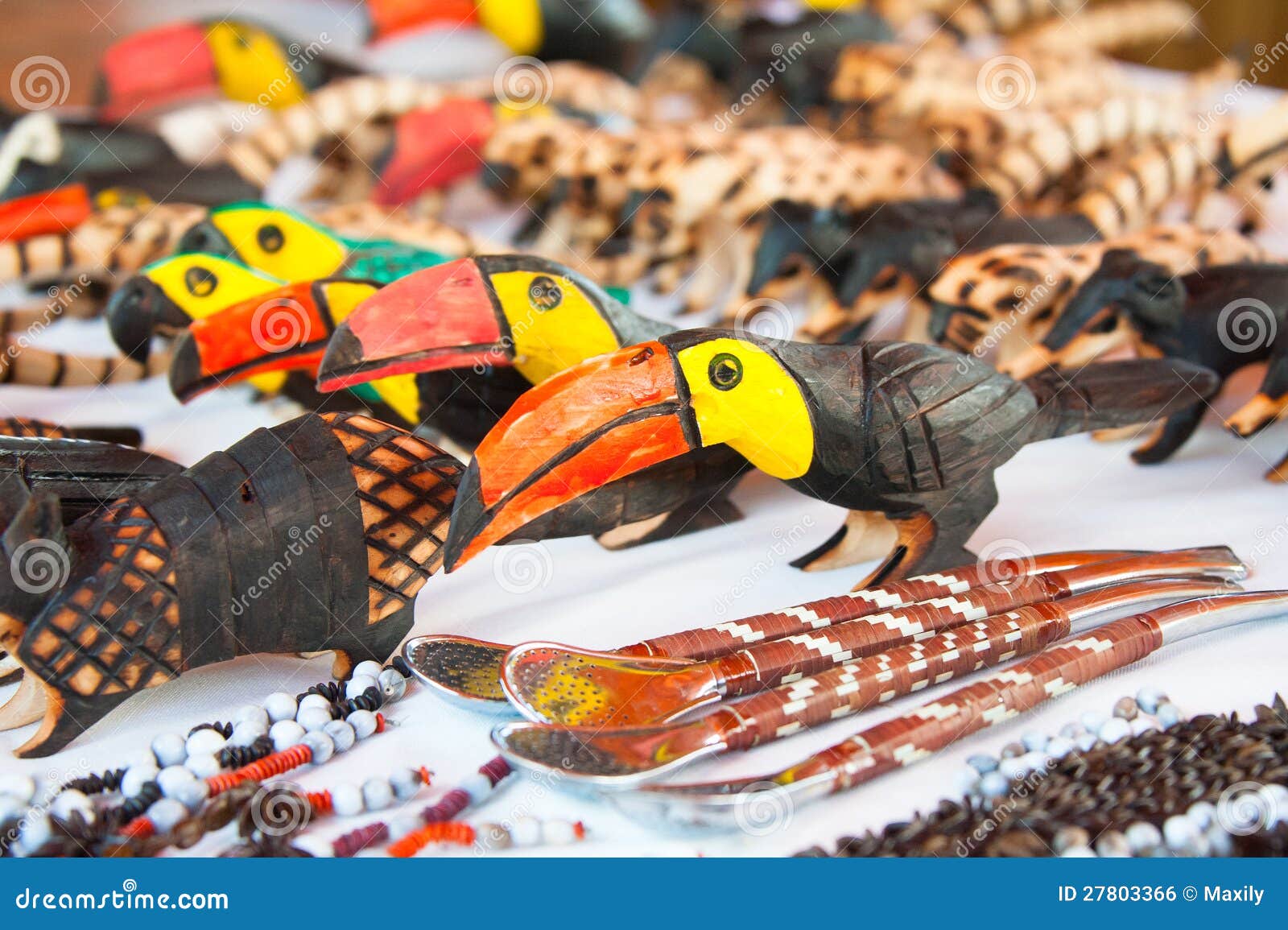 Colourful souvenirs stock photo. Image of iguazu, ornament 27803366