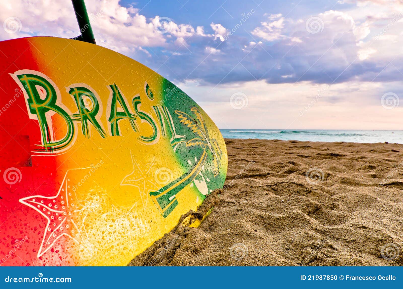 colourful surboard brasil 