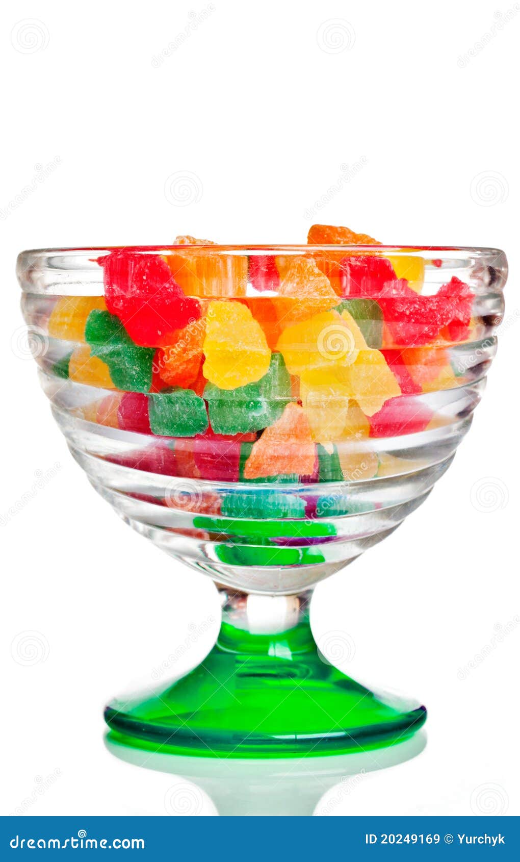 Colourful Sweets in Glass Bowl Stock Image Image of jelly, color