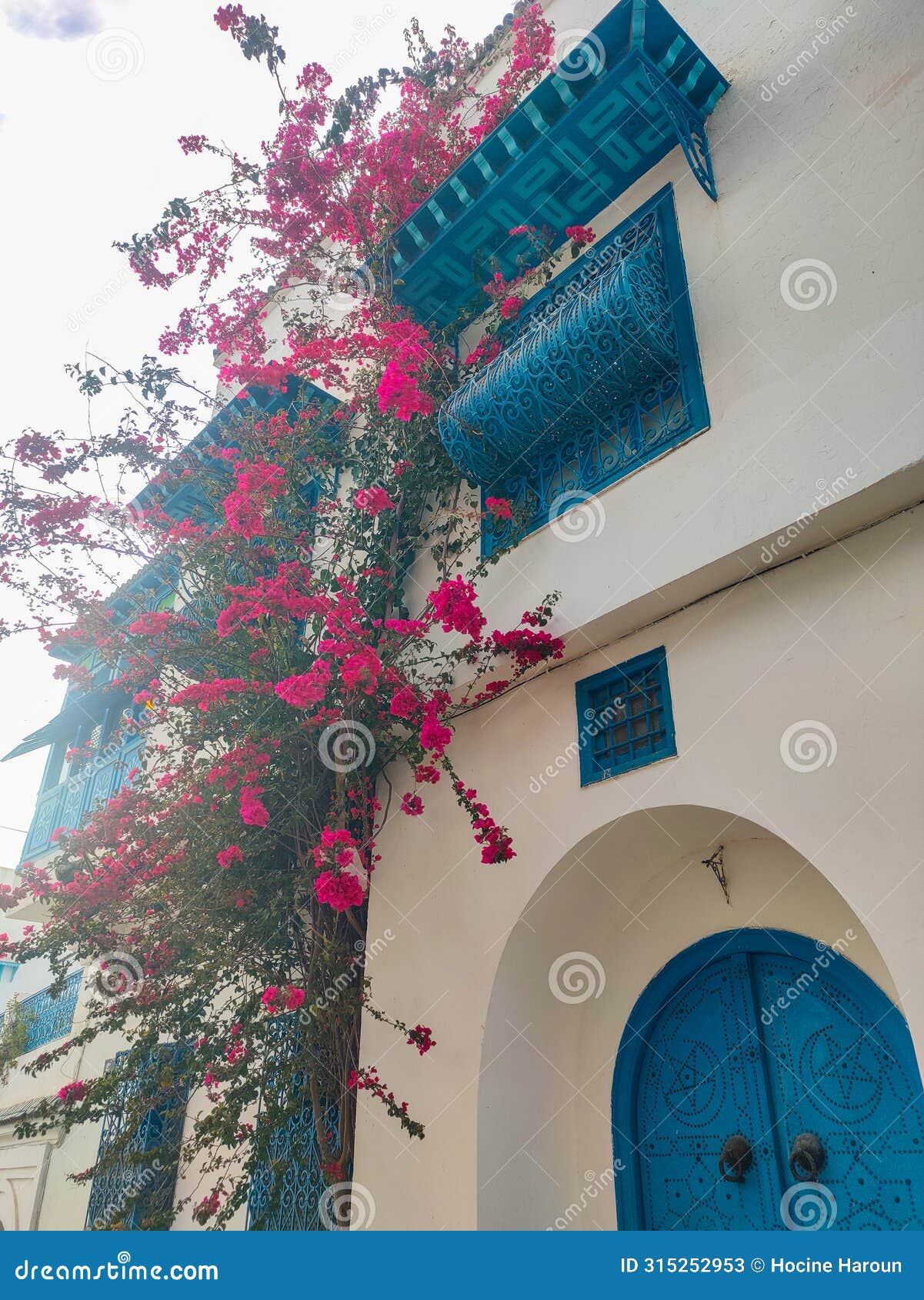 the village of sidi bou said, carthage, tunisia