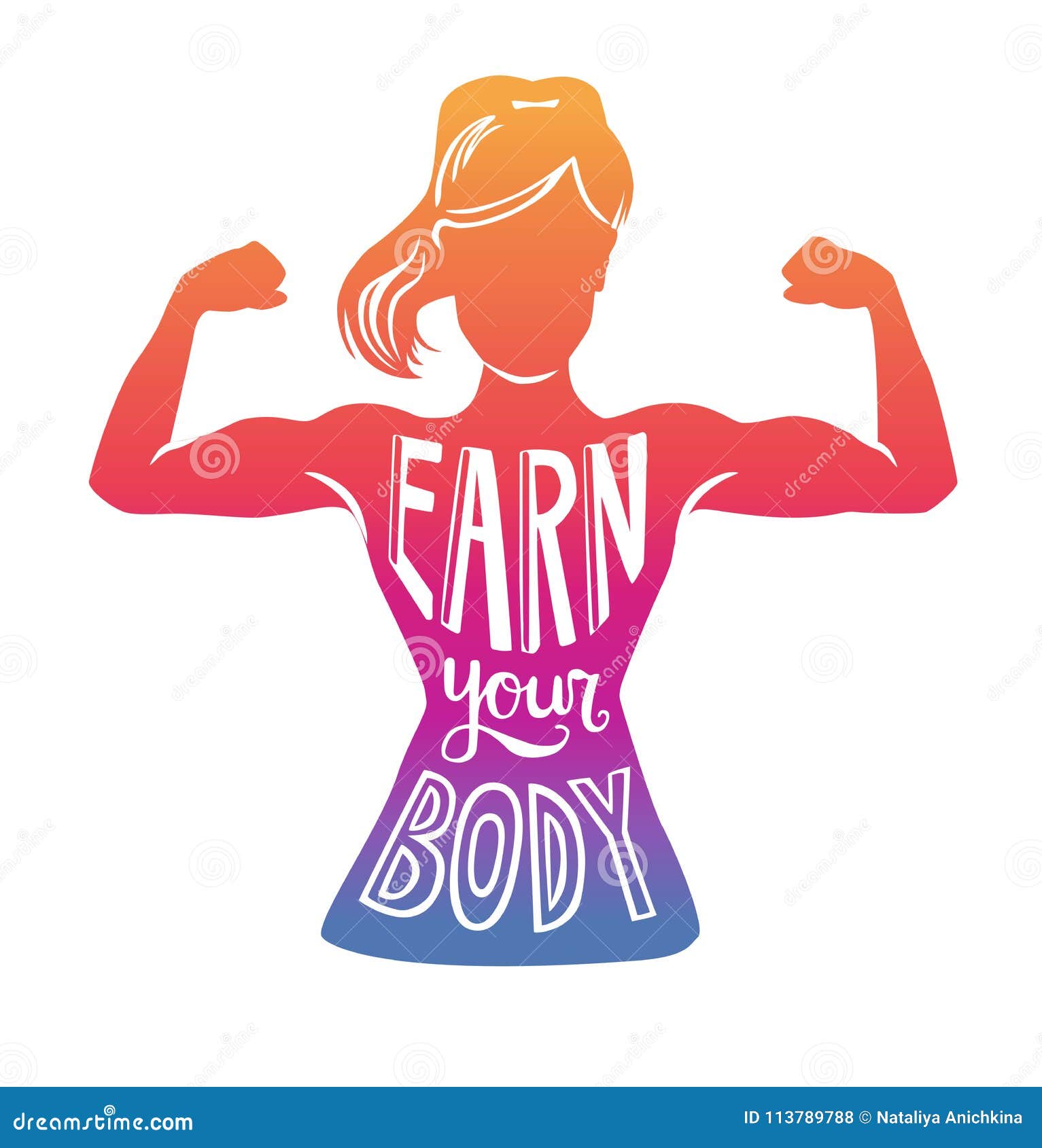 fitness woman silhouette