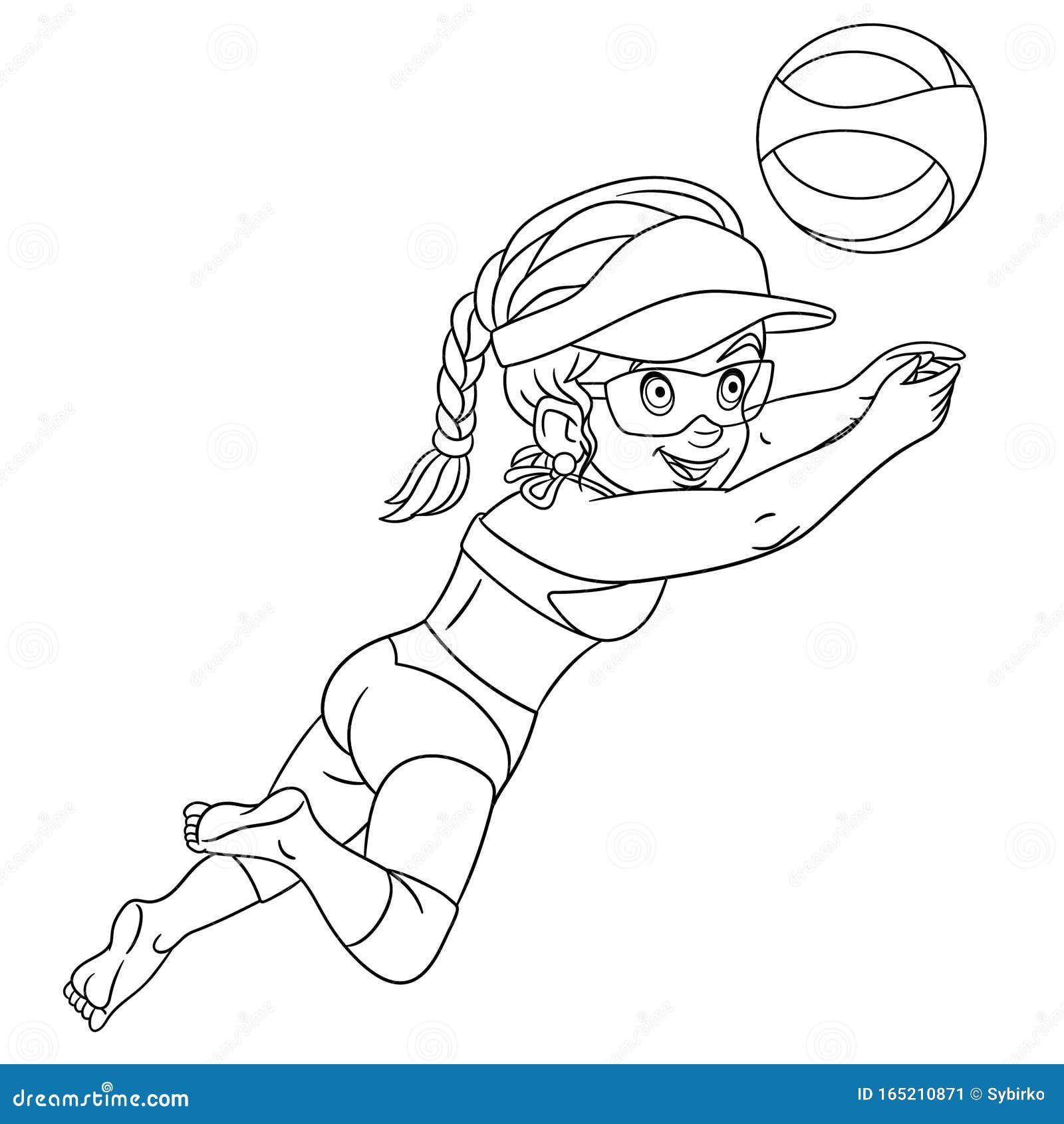 450 Collections Cute Volleyball Coloring Pages  Latest Free