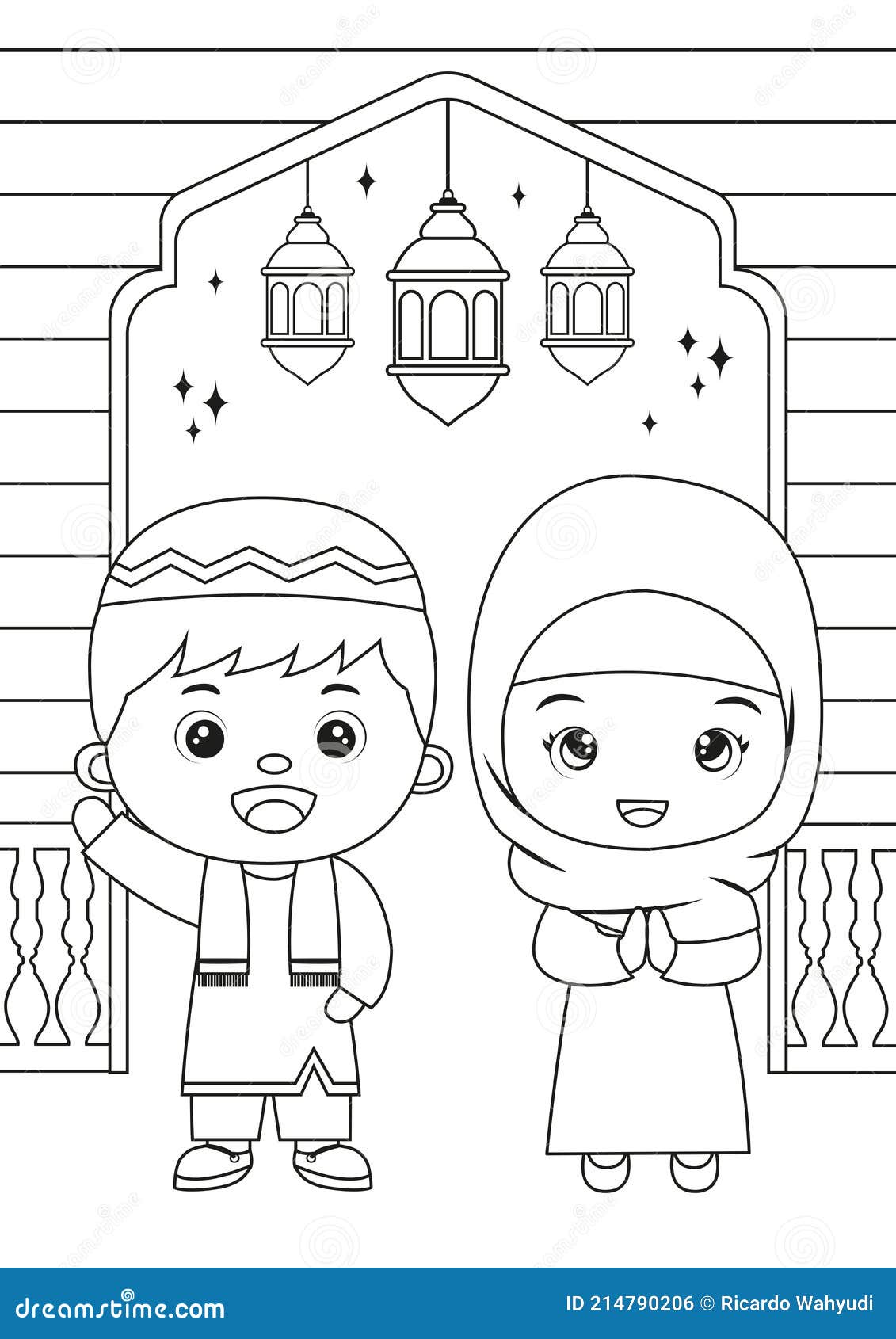 Ramadan Colouring Stock Illustrations – 20 Ramadan Colouring Stock ...