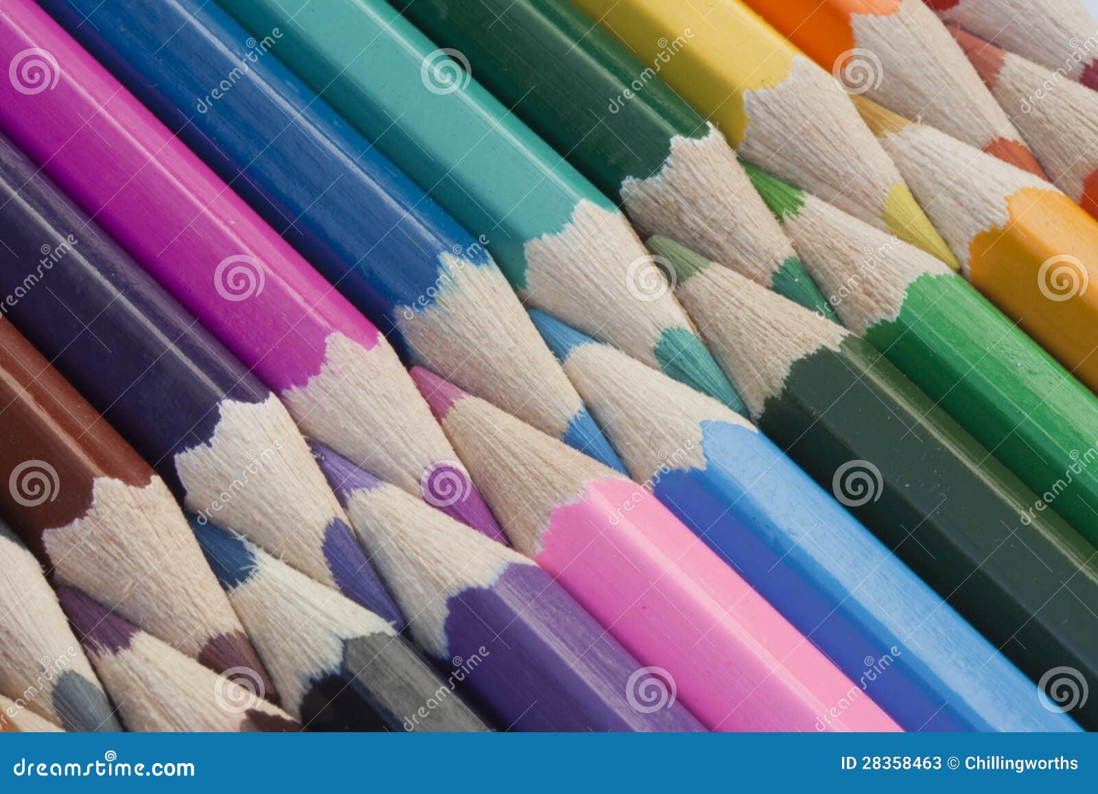 Colouring Pencils stock image. Image of school, writing - 28358463