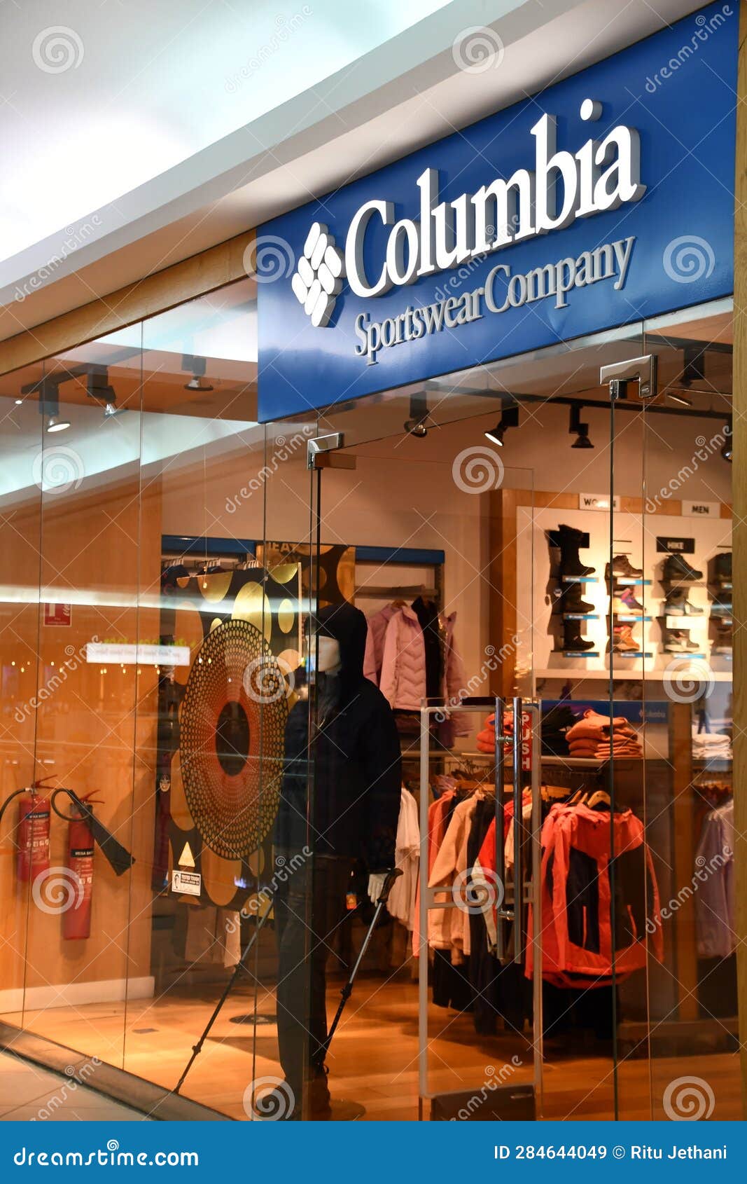 Columbia Sportswear Company at City Center Doha in Qatar Editorial