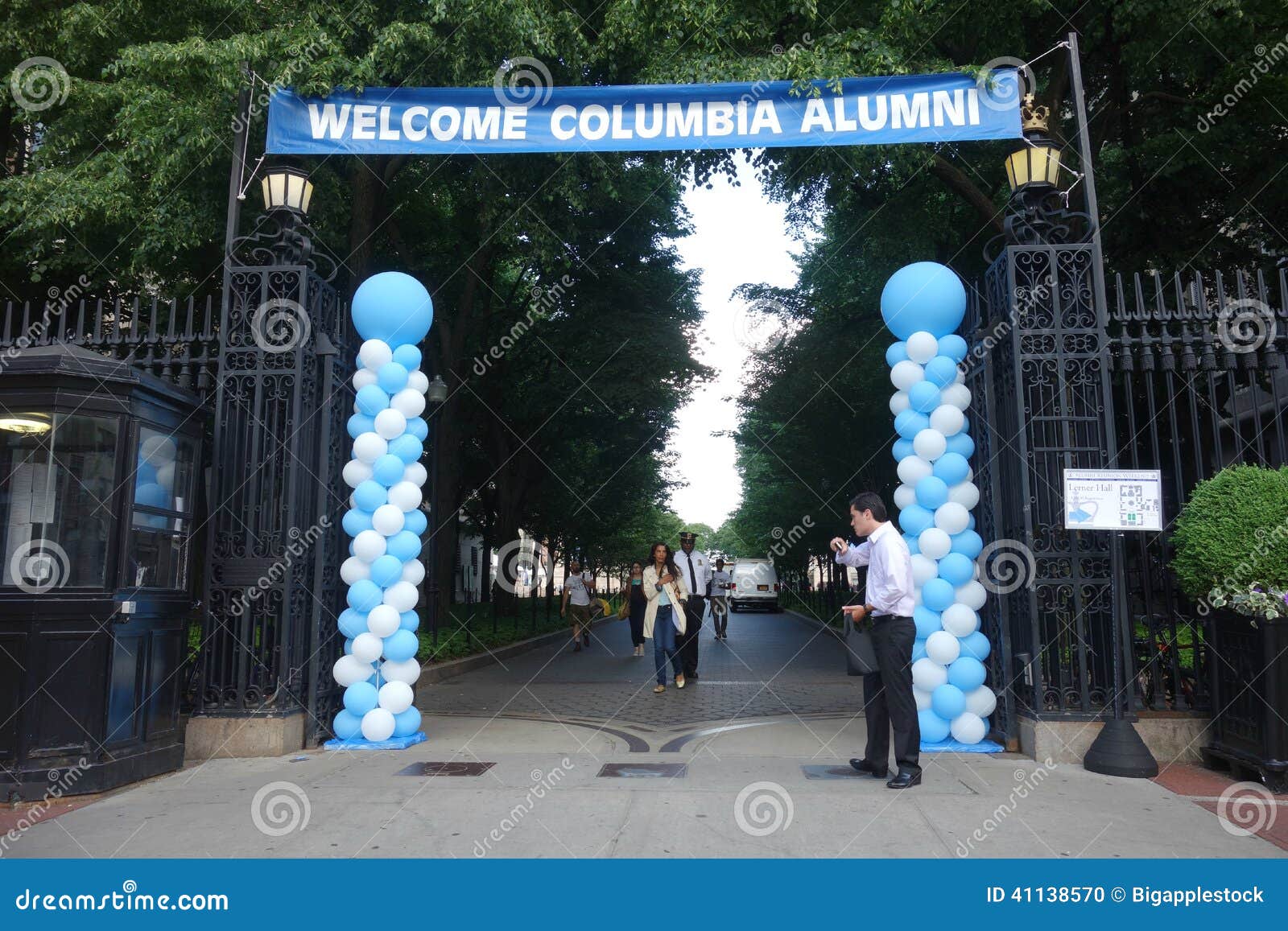 Columbia University editorial image. Image of entrance 41138570