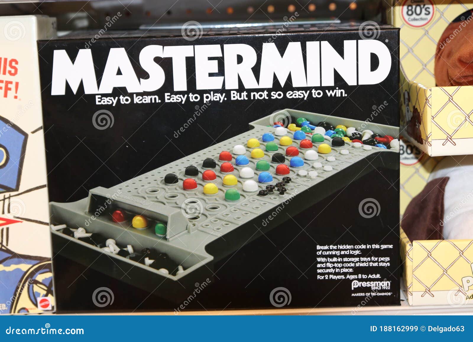 Gaming Mastermind the Classic Code Cracking Game for Ages 8 and Up,for 2  Player