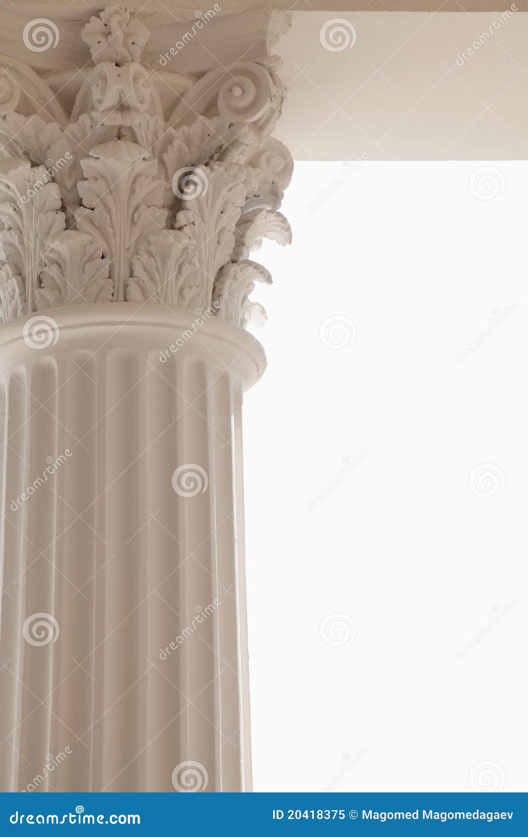 Column capital stock image. Image of column, closeup - 20418375