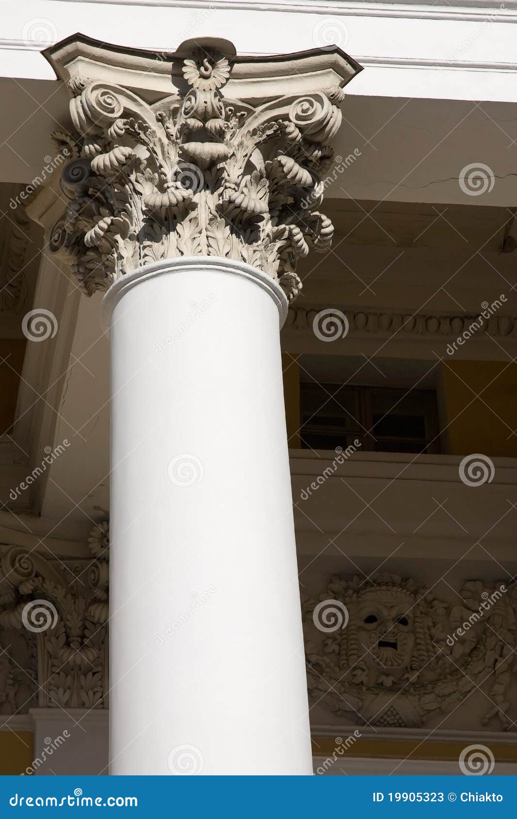 column made of stone