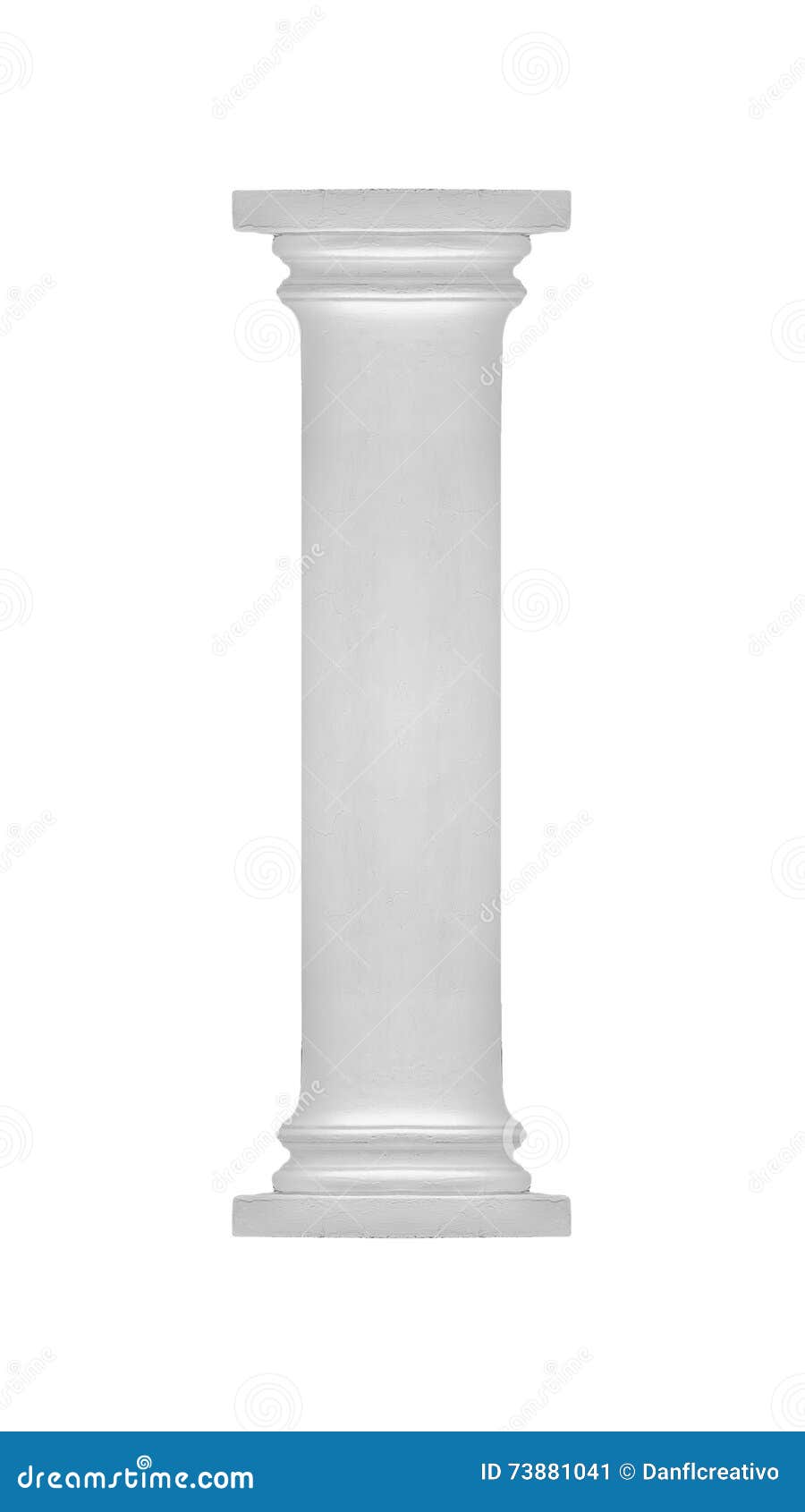 Pedestal de media columna 118001 Profhome Columna Elemento decorativo  estilo Neoclasicismo blanco