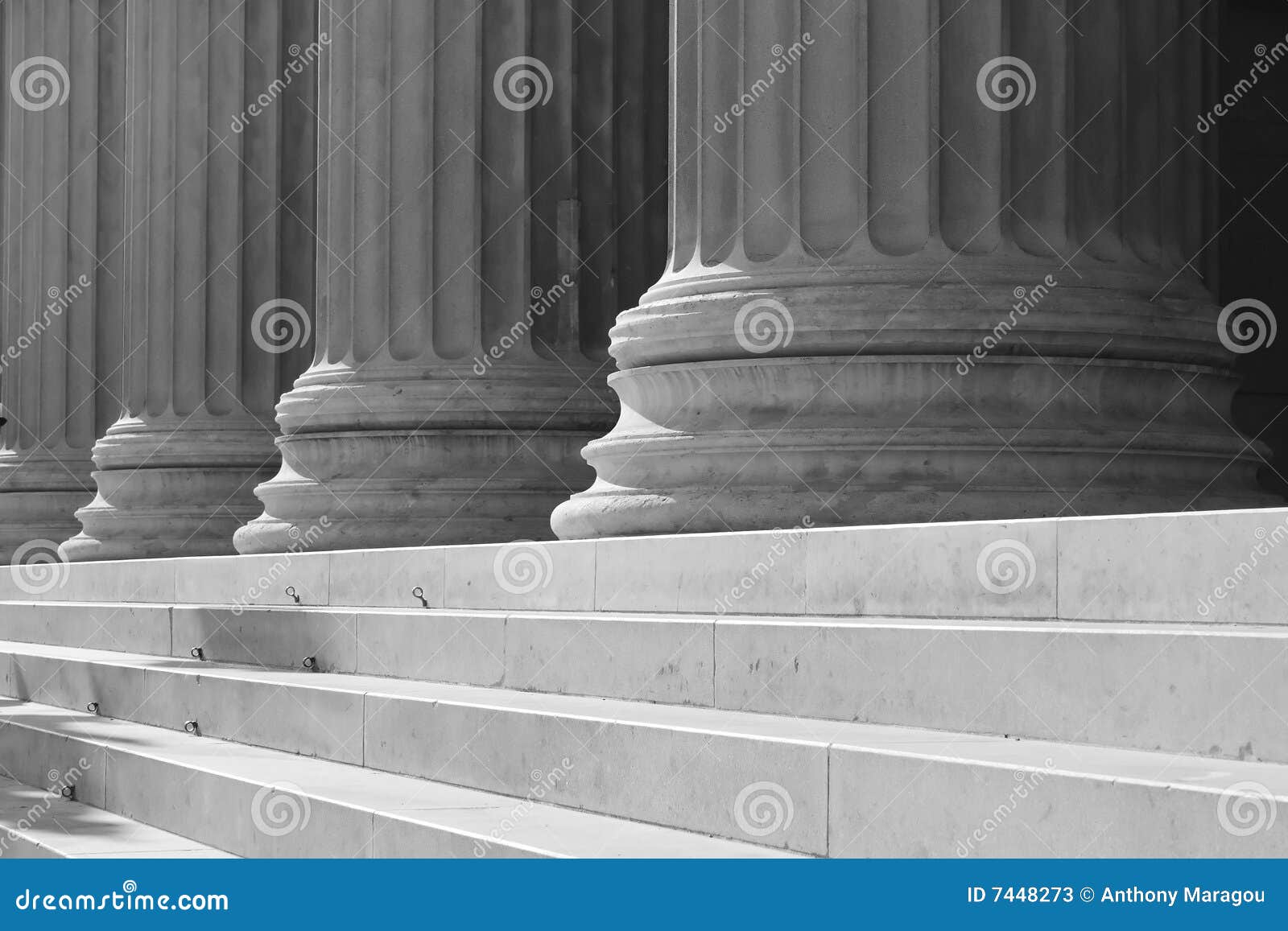 columns and stairs