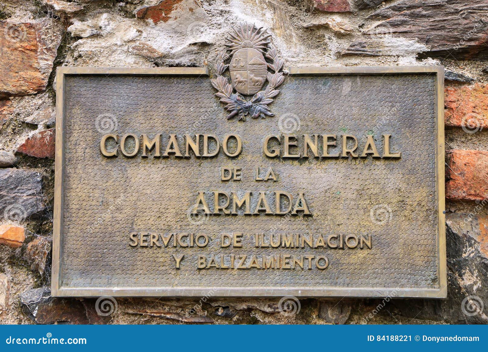 comando general de la armada sign in colonia del sacramento, uruguay