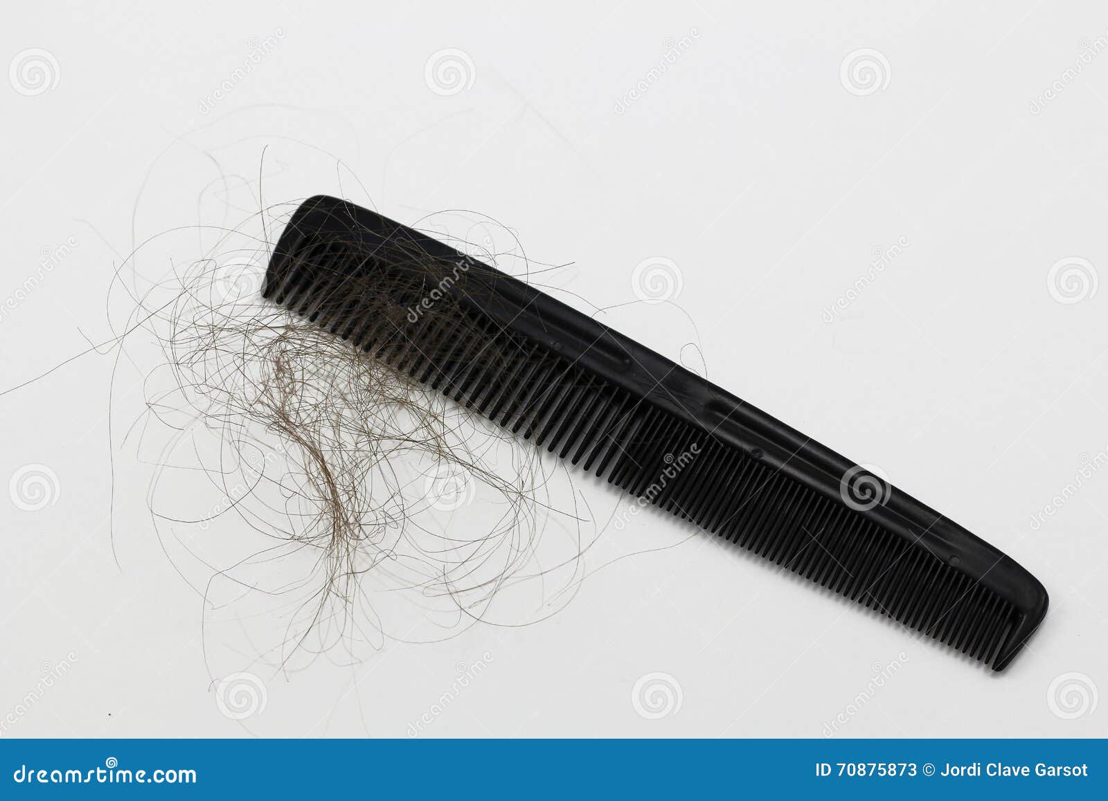 hair in comb