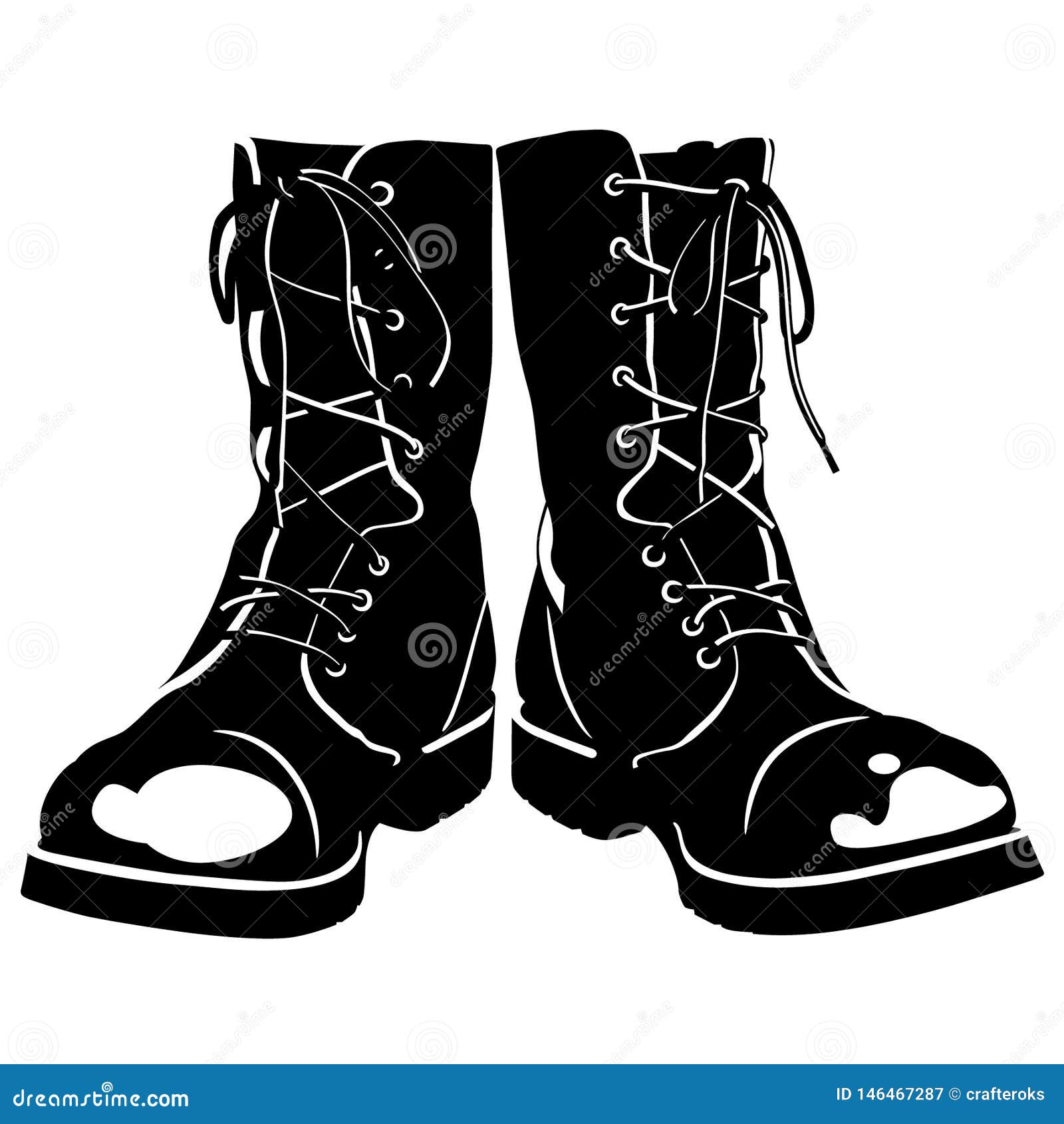 combat boots hand drawn crafteroks svg free, free svg file, eps, dxf, , logo, silhouette, icon, instant download, digital do