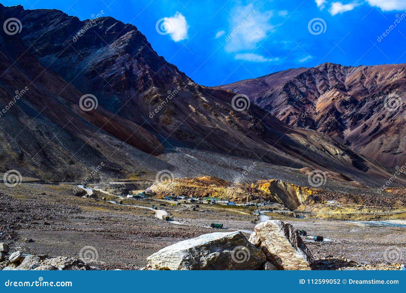 combination of cloud and mountains