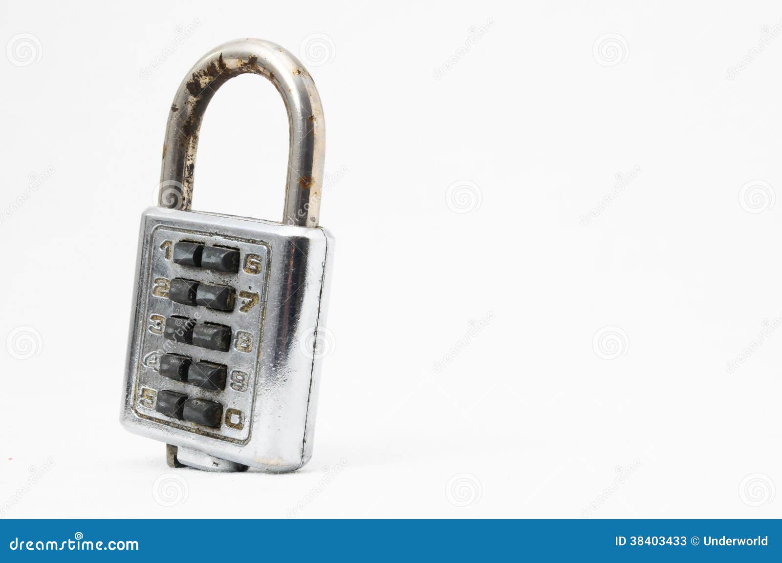 Combination Lock stock image. Image of metal, finance 38403433