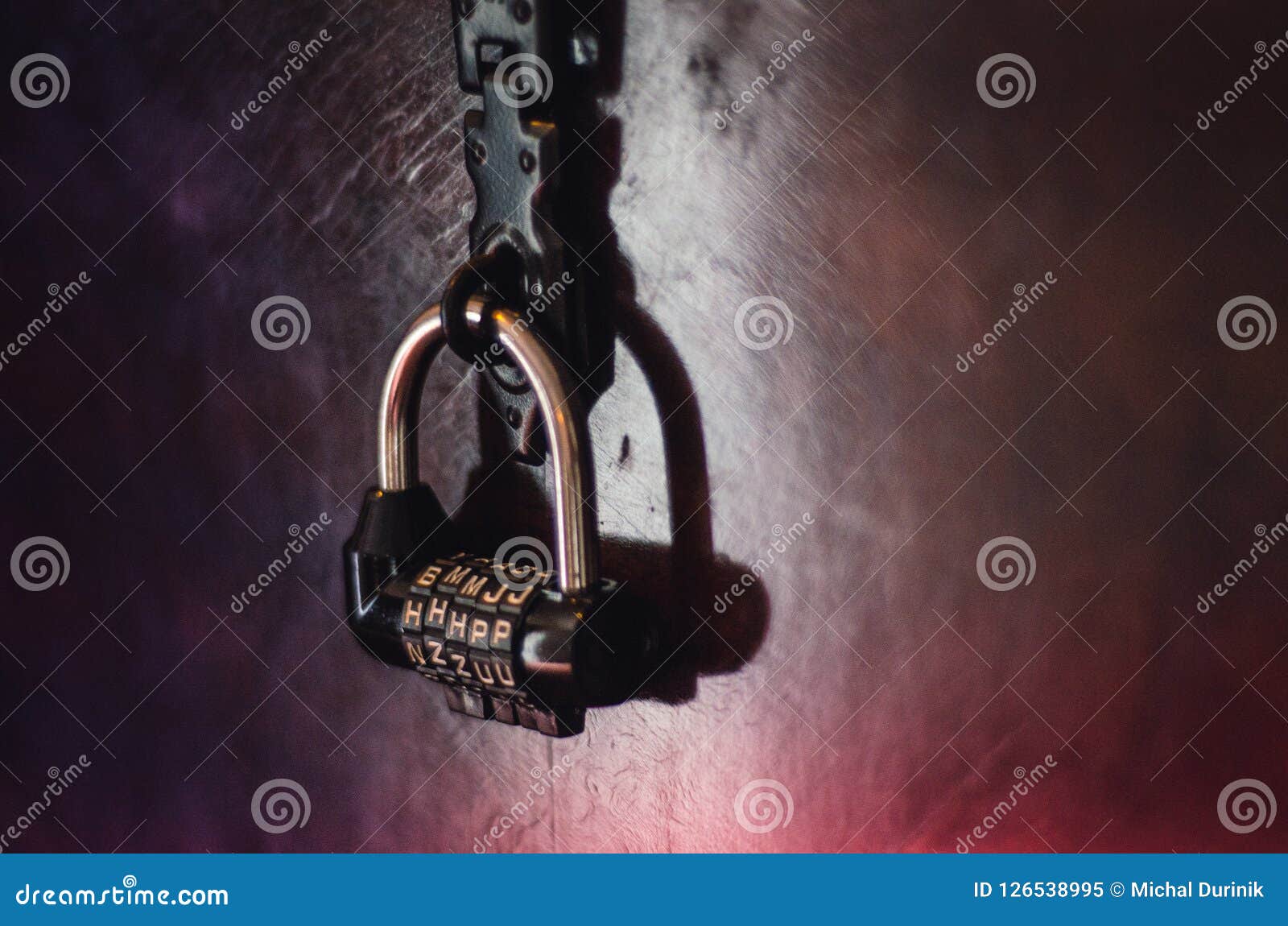 combination lock in a quest escape room