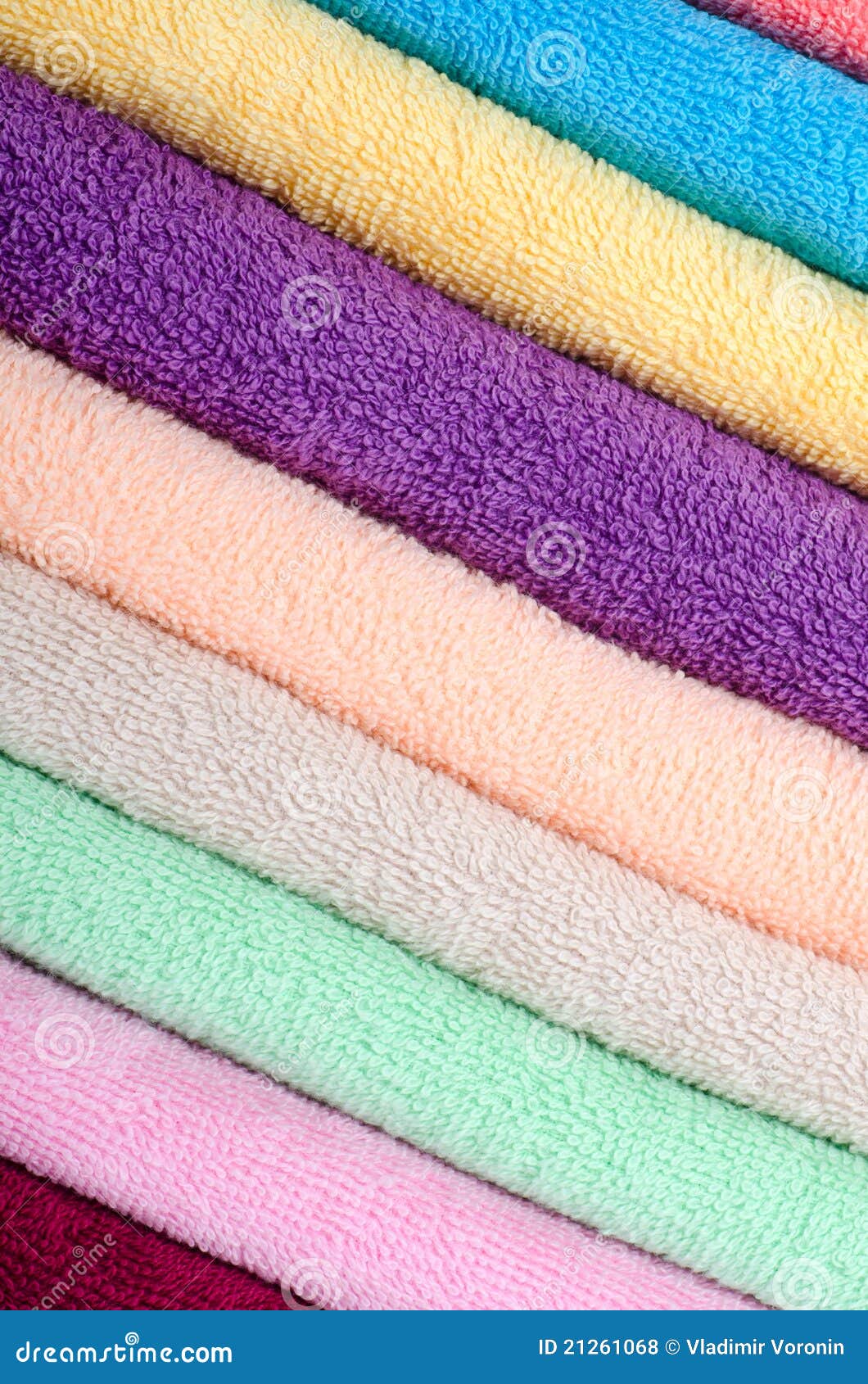 The combined colour towels stock photo. Image of laundry 21261068