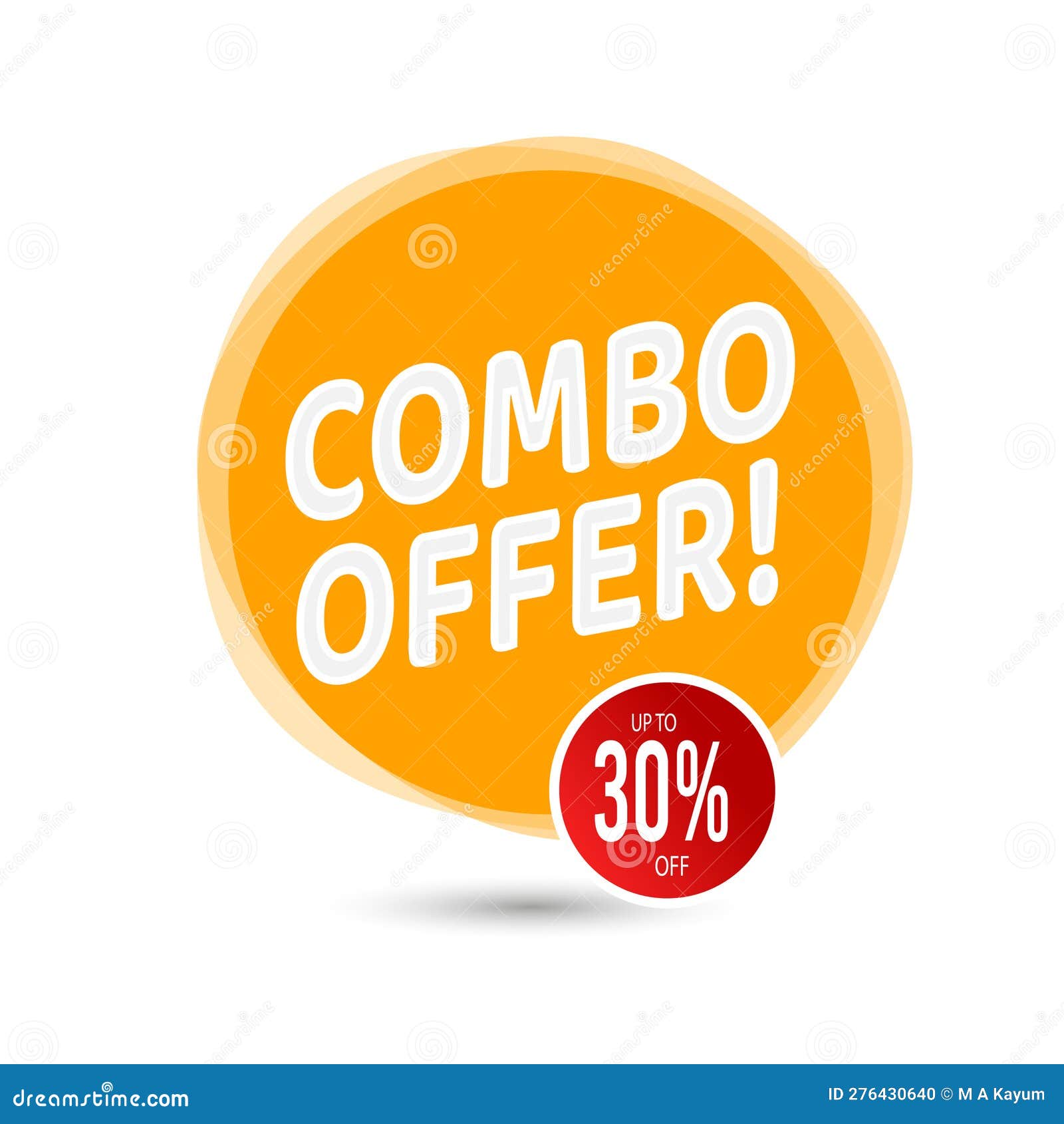 Combo Offer Vector, Icons and Images Stock Illustration