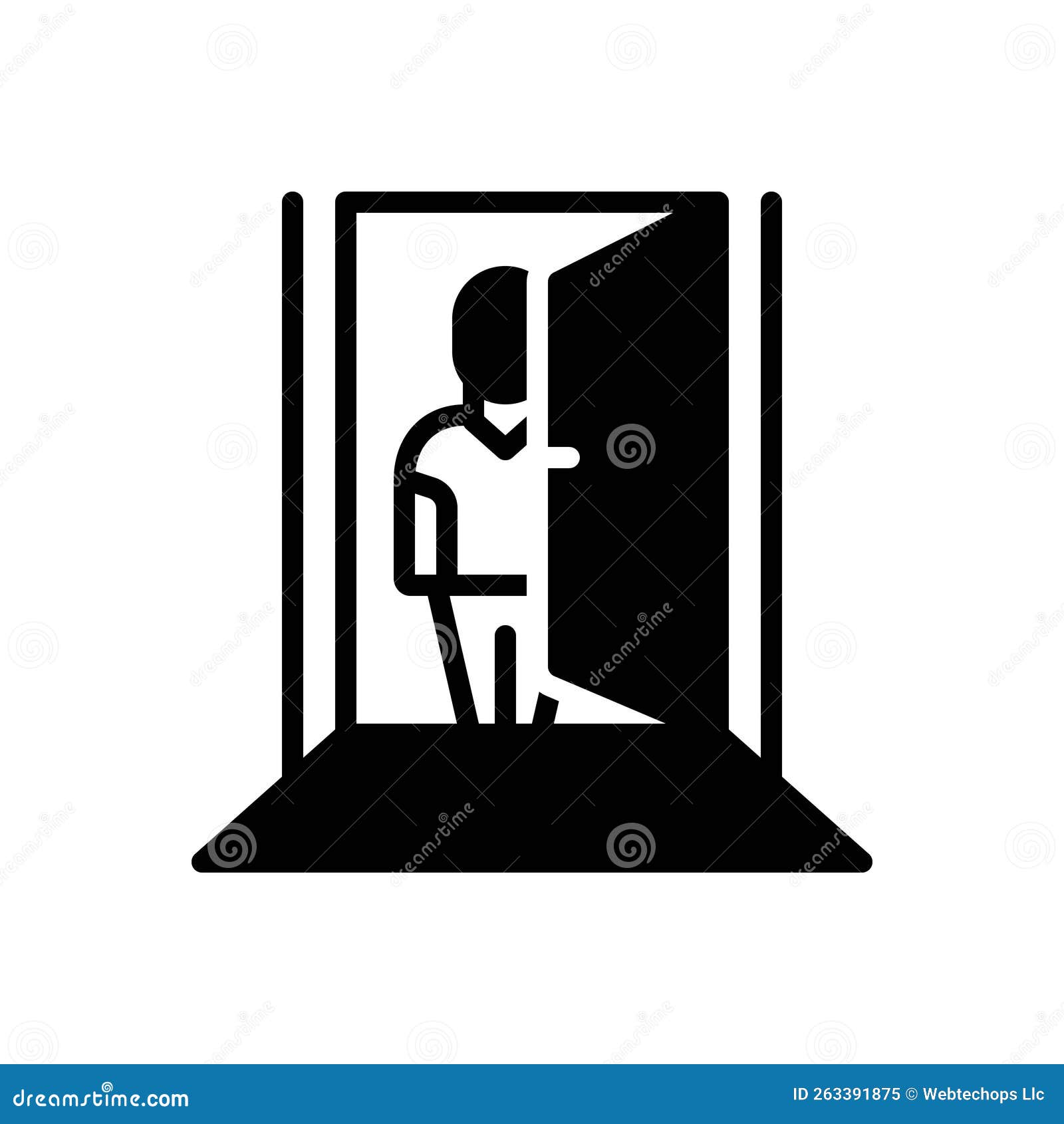 Black Solid Icon For Come Arrive And Get In Enter Stock Vector black-solid-icon-for-come-arrive-and-get-in-enter-stock-vector