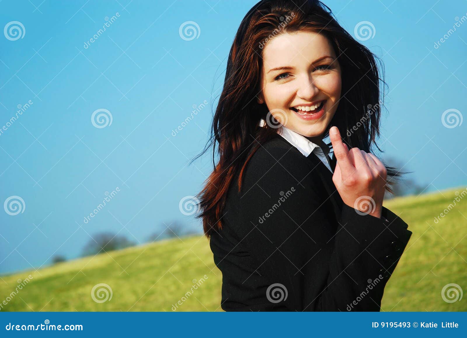 Come with me! stock image. Image of expression, attractive - 9195493