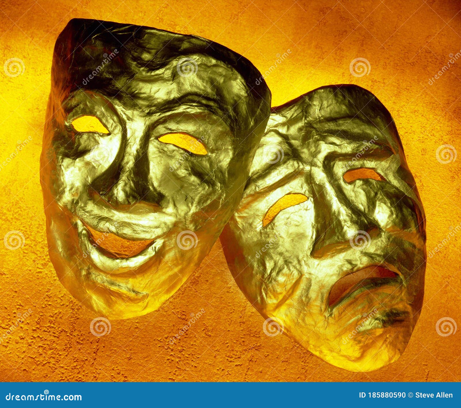 Comedy and tragedy masks stock photo. Image of face 185880590
