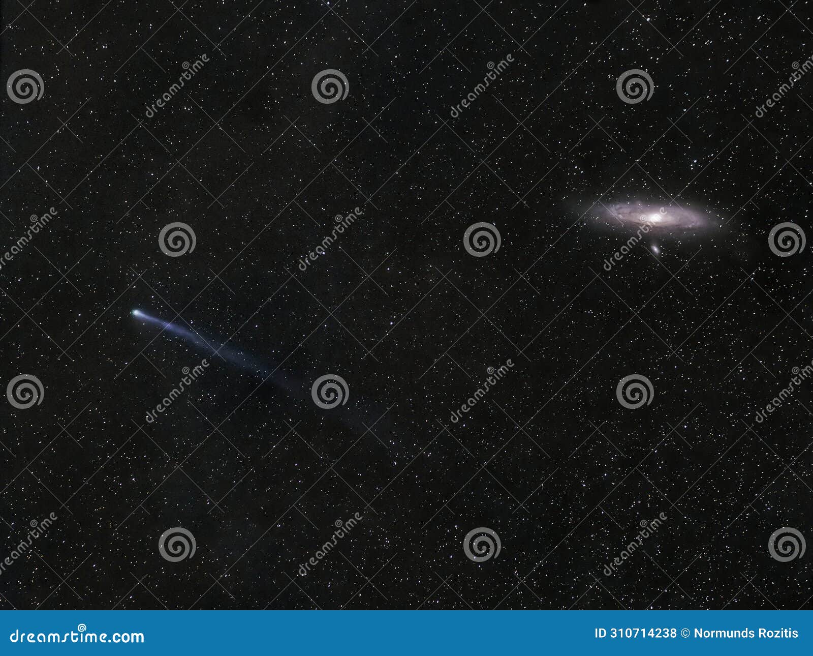 comet 12p ponsâbrooks is set to exit the andromeda constellation
