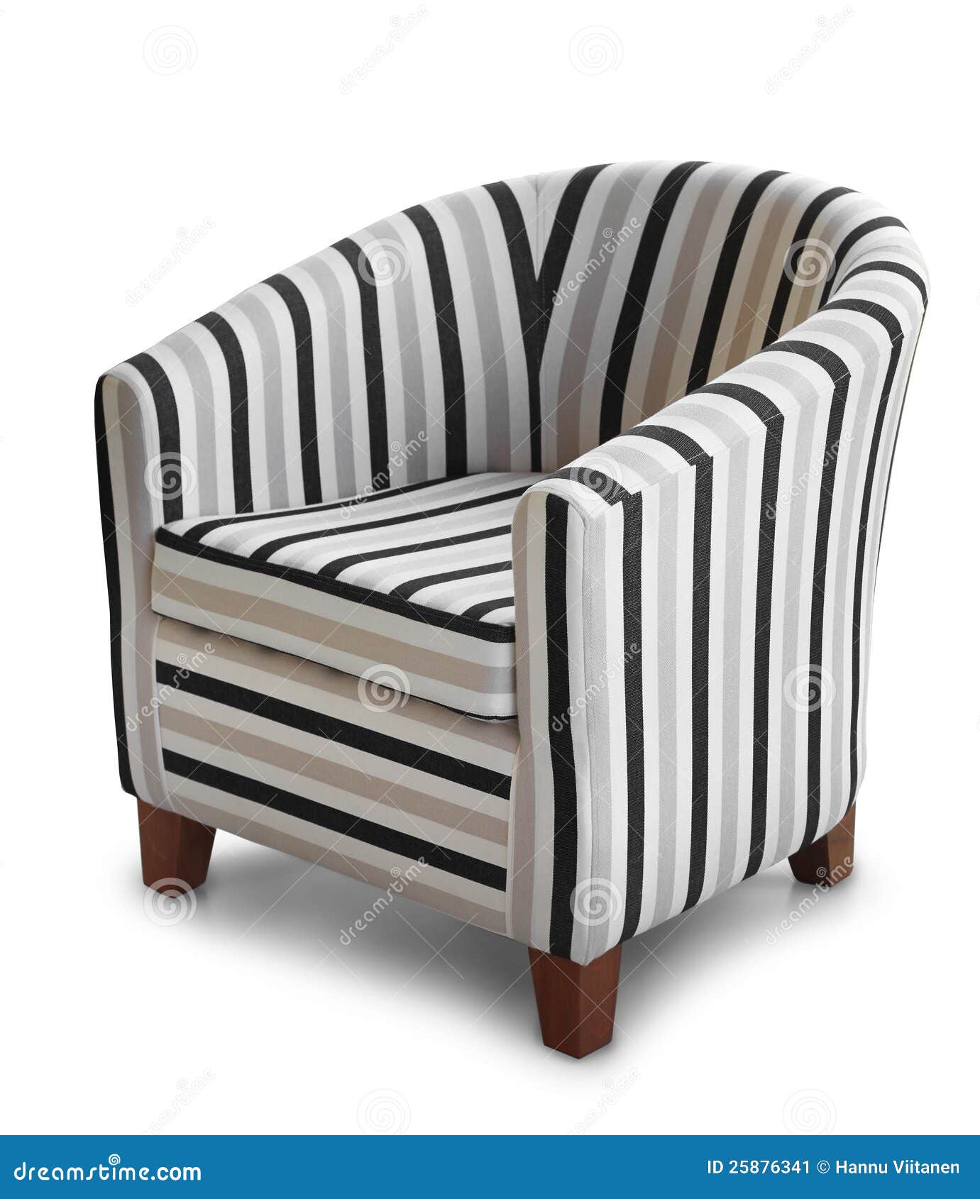 Comfortable Armchair Isolated Stock Image Image of cozy, seat 25876341