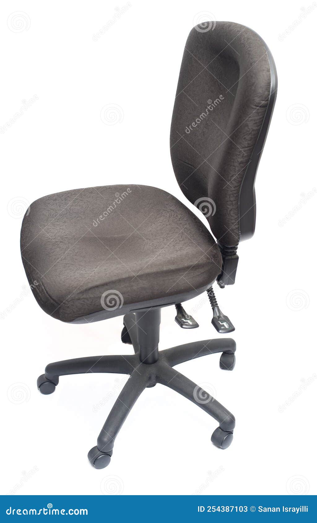 Comfortable Black Office Chair Stock Image Image of furniture, chair