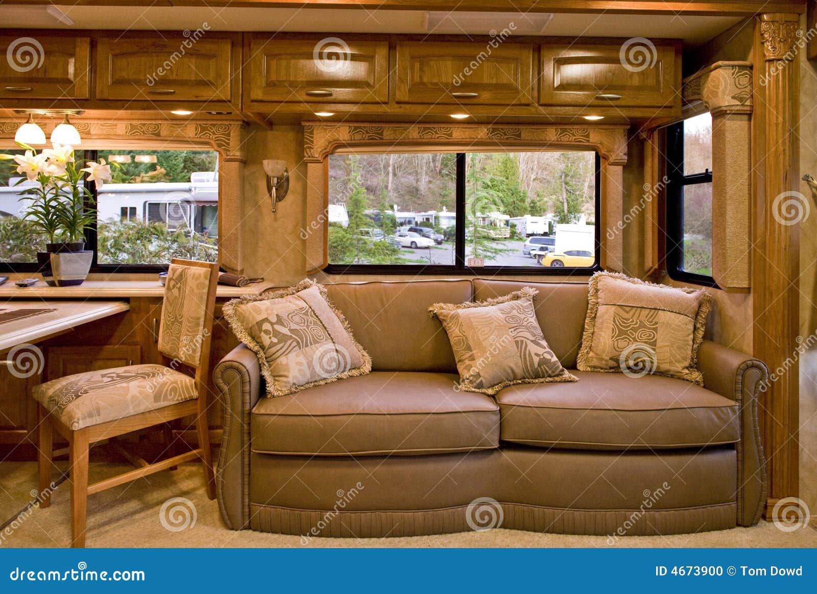 comfortable camper interior