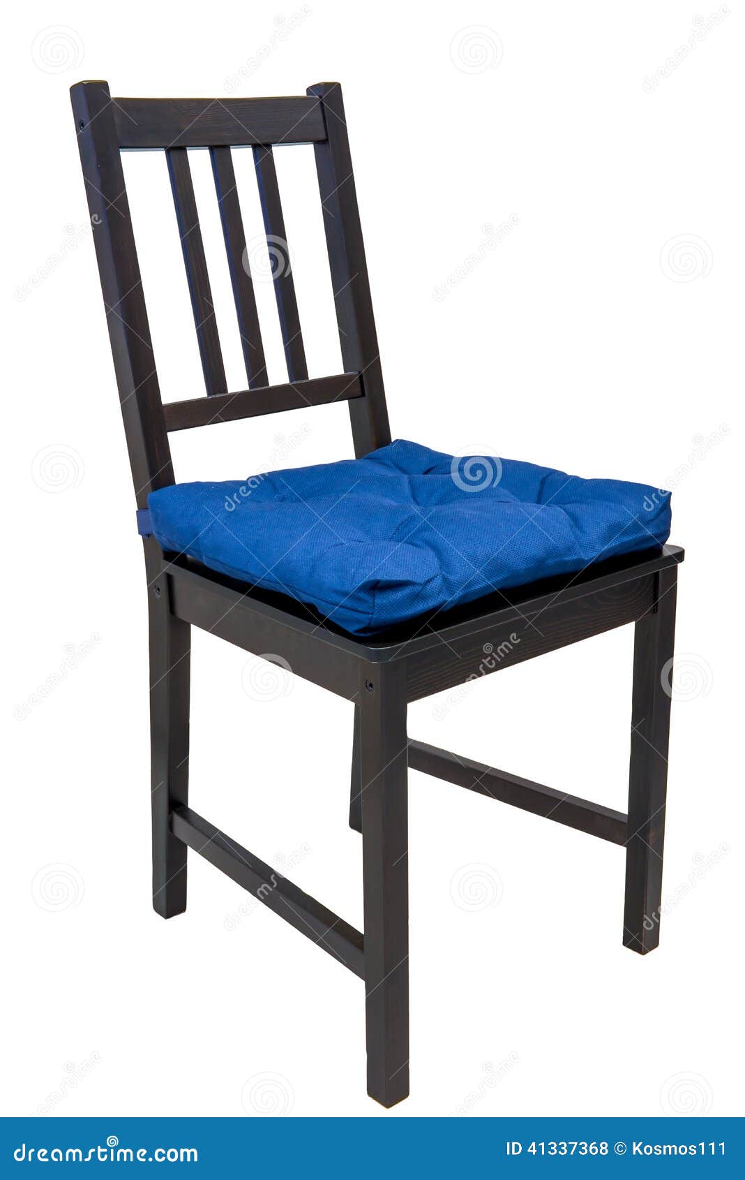 Comfy chair with a pillow stock photo. Image of isolated 41337368