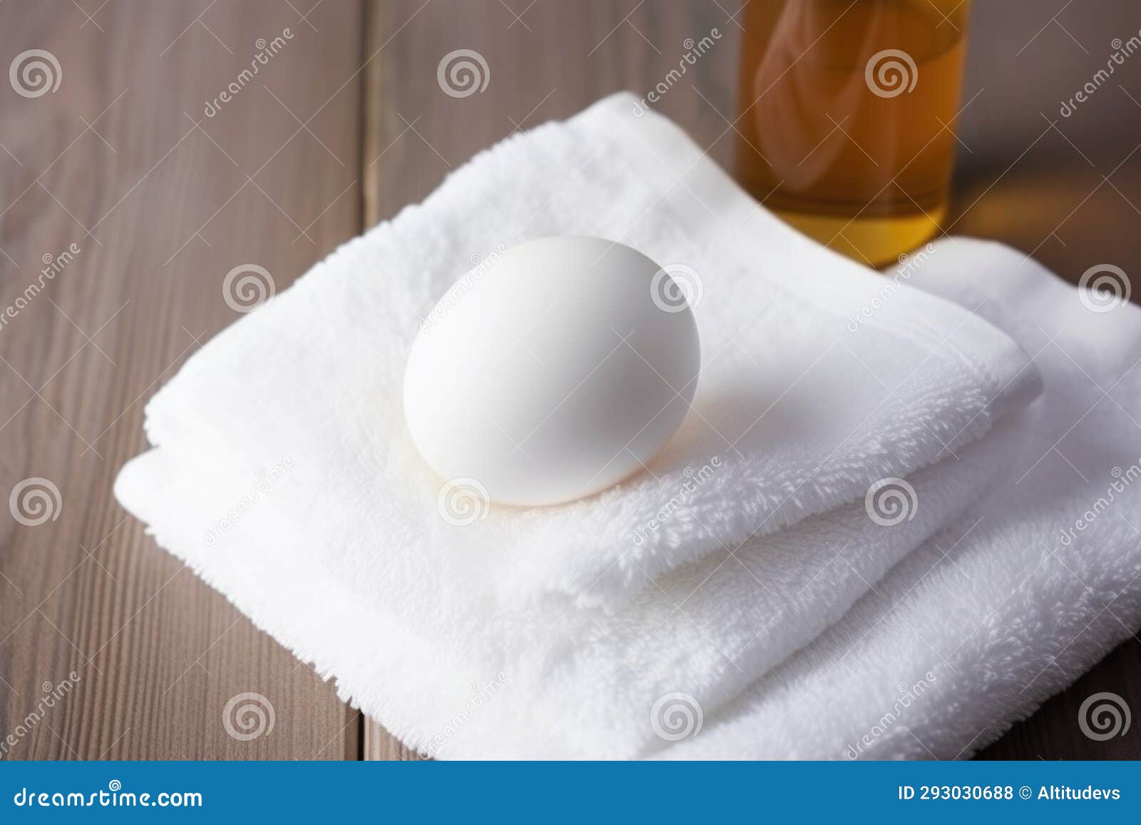 comfy white towel next to skin soothers