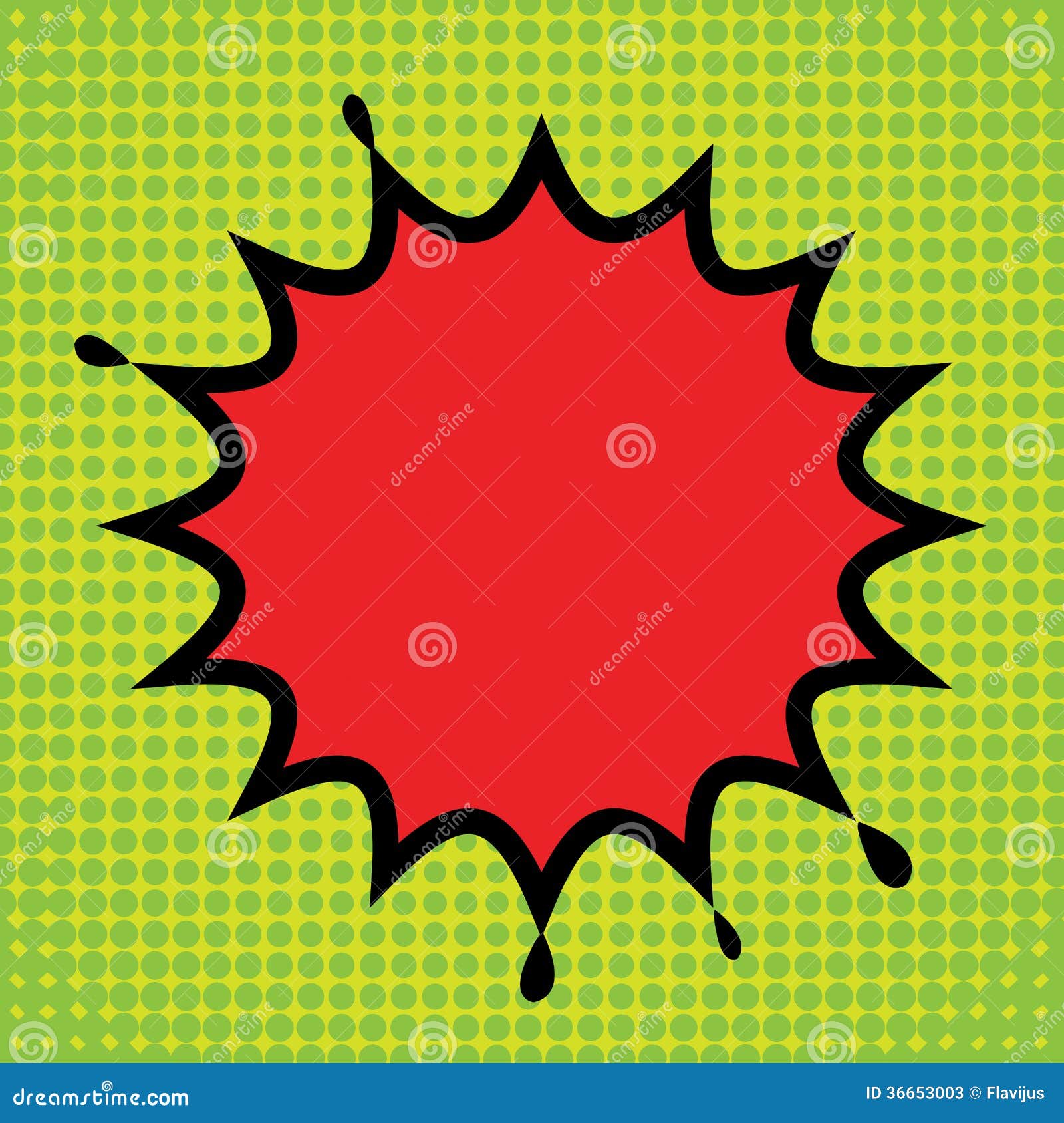Comic book explosion stock vector. Illustration of action - 36653003