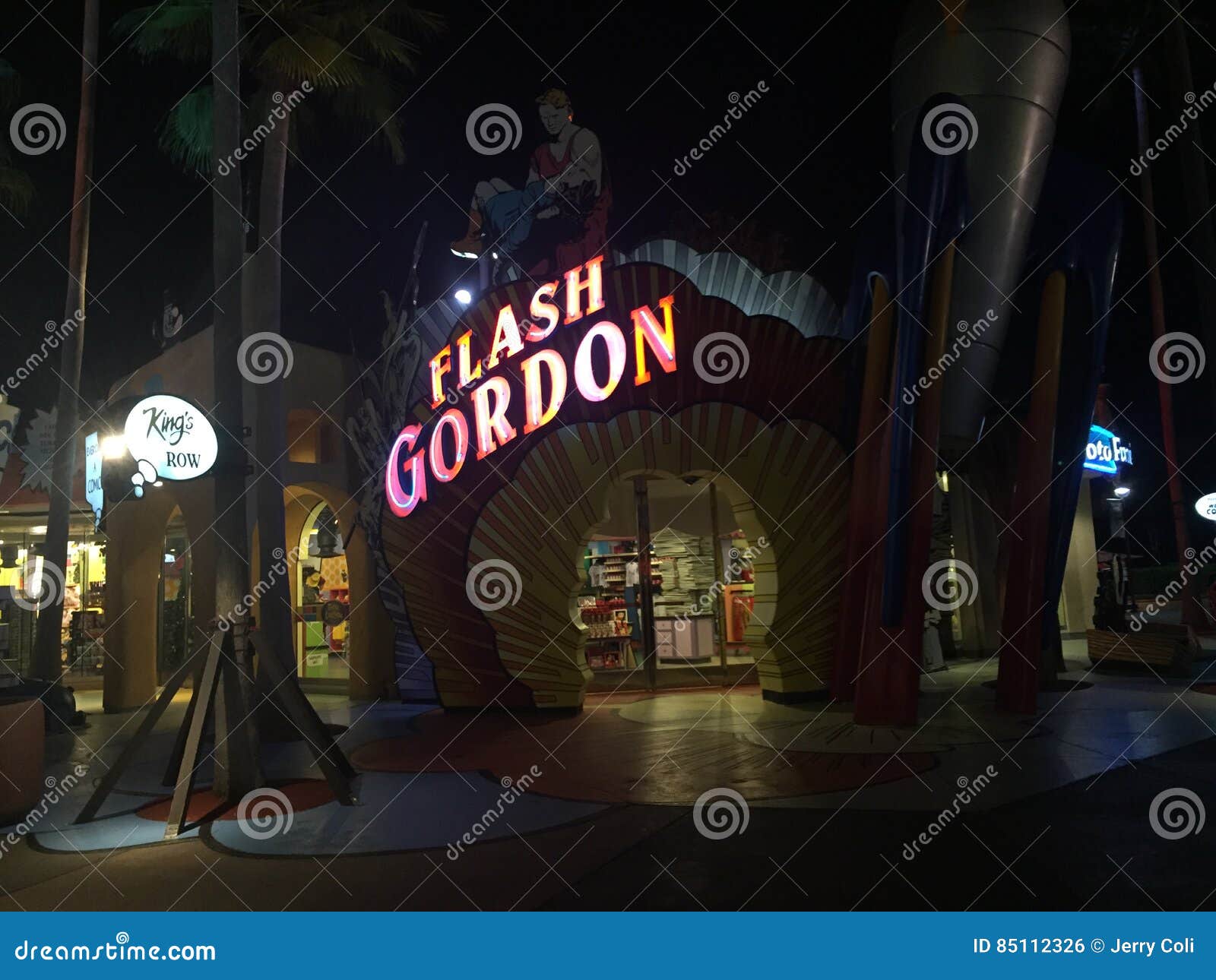 Flash Gordon Store at Universal Studios in Orlando, FL Editorial Photo