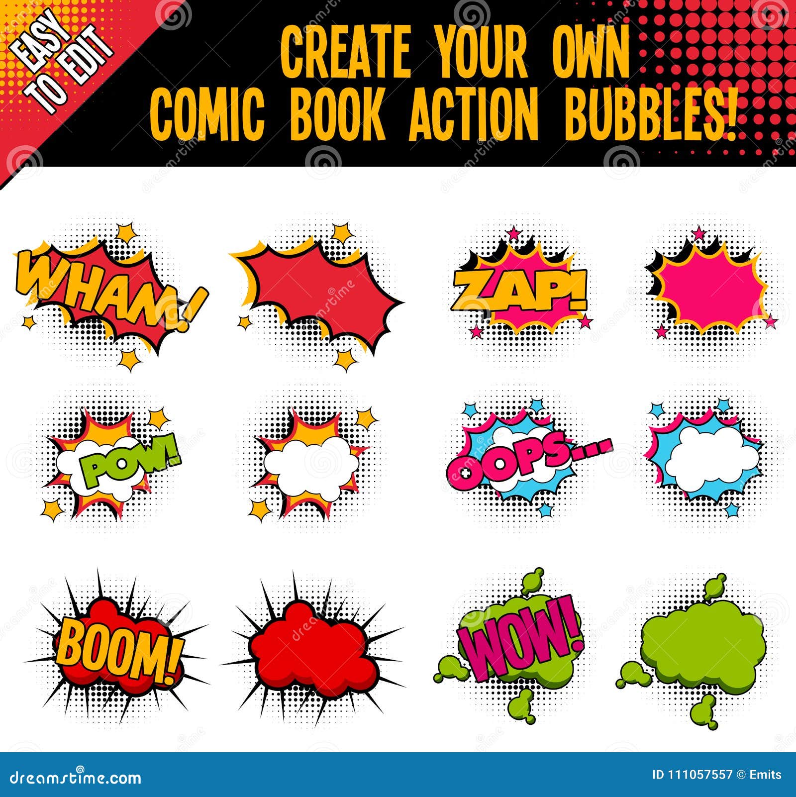 Download Comic Book Action Bubbles Stock Illustrations 353 Comic Book Action Bubbles Stock Illustrations Vectors Clipart Dreamstime