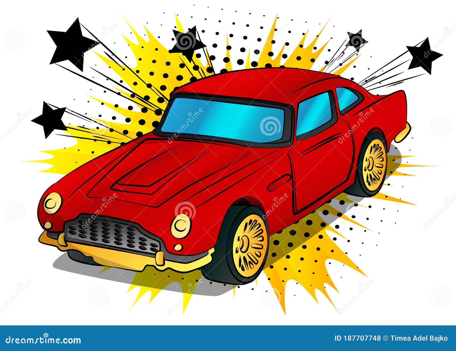 Comic Book Style, Cartoon Vector Illustration of a Cool Sports Car Stock Vector - Illustration of luxury, convertible: 187707748 Comic Book Style, Cartoon Vector Illustration of a Cool Sports Car Stock Vector - Illustration of luxury, convertible: 187707748