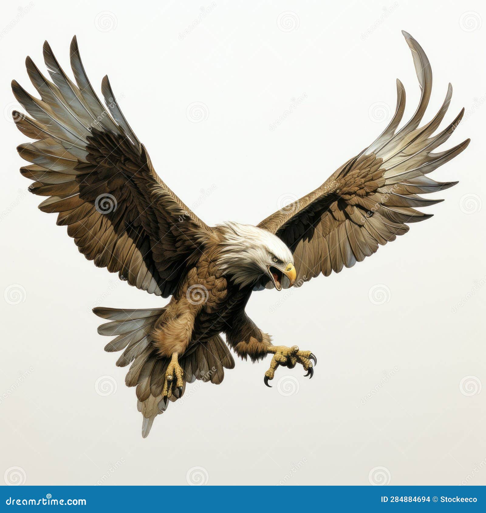 comic book style eagle in flight image by travis charest