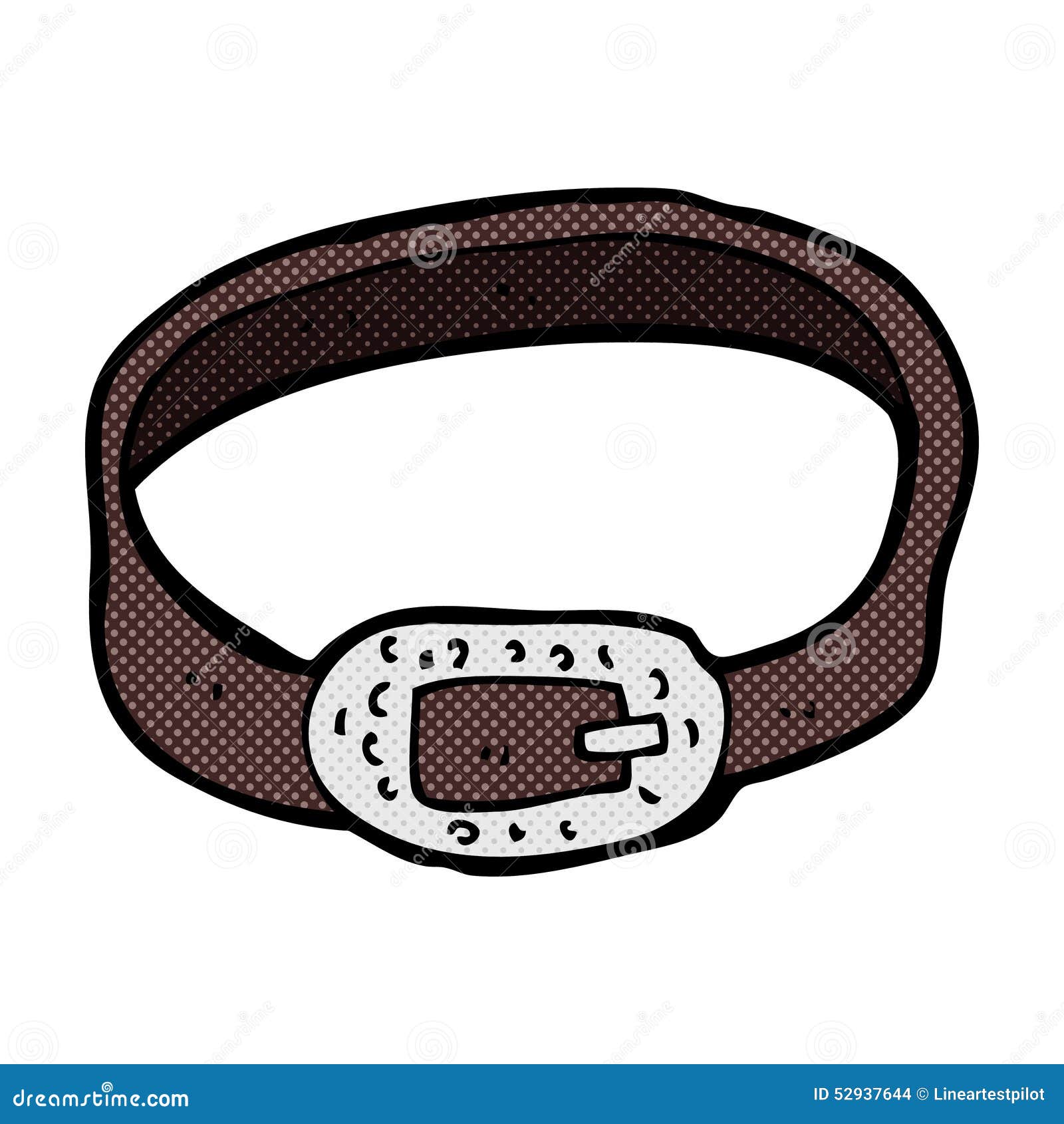 Comic cartoon belt stock illustration. Illustration of drawn - 52937644