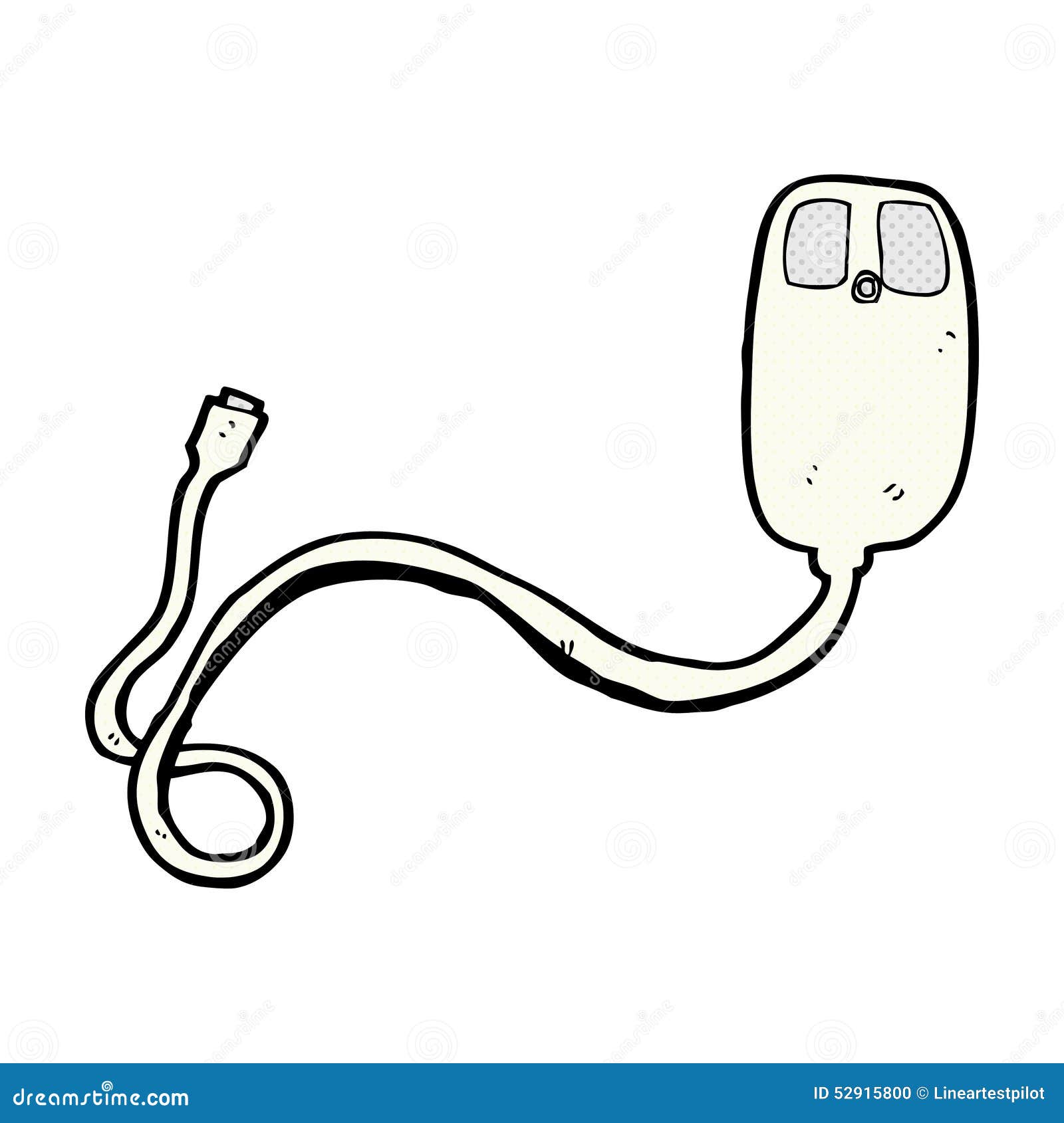 Comic Cartoon Computer Mouse Stock Illustration Illustration of mouse