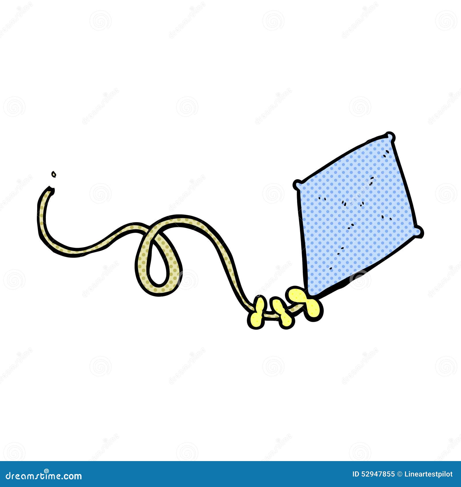 Comic cartoon kite stock illustration. Illustration of print 52947855