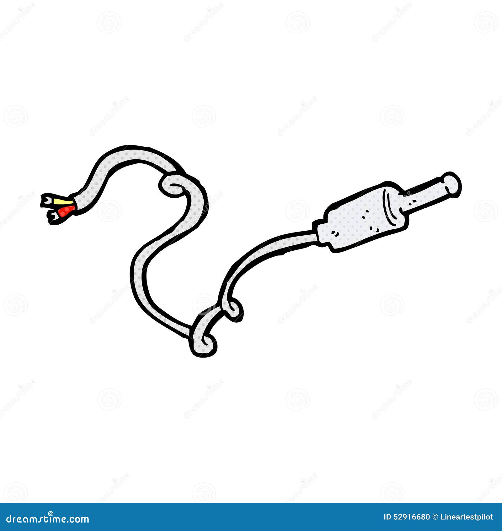 Comic cartoon plug stock illustration. Illustration of book 52916680