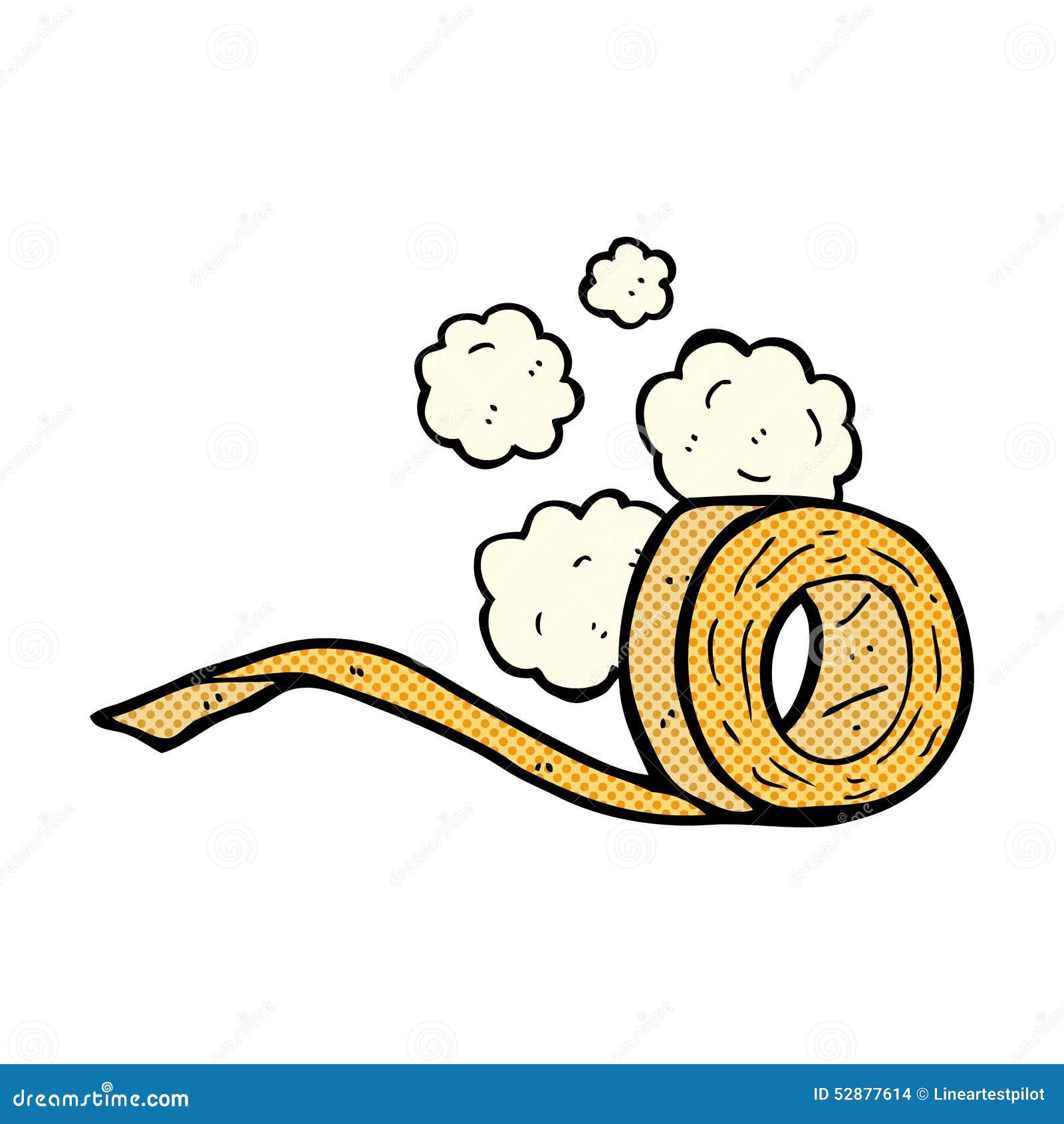 Comic cartoon tape stock illustration. Illustration of quirky 52877614