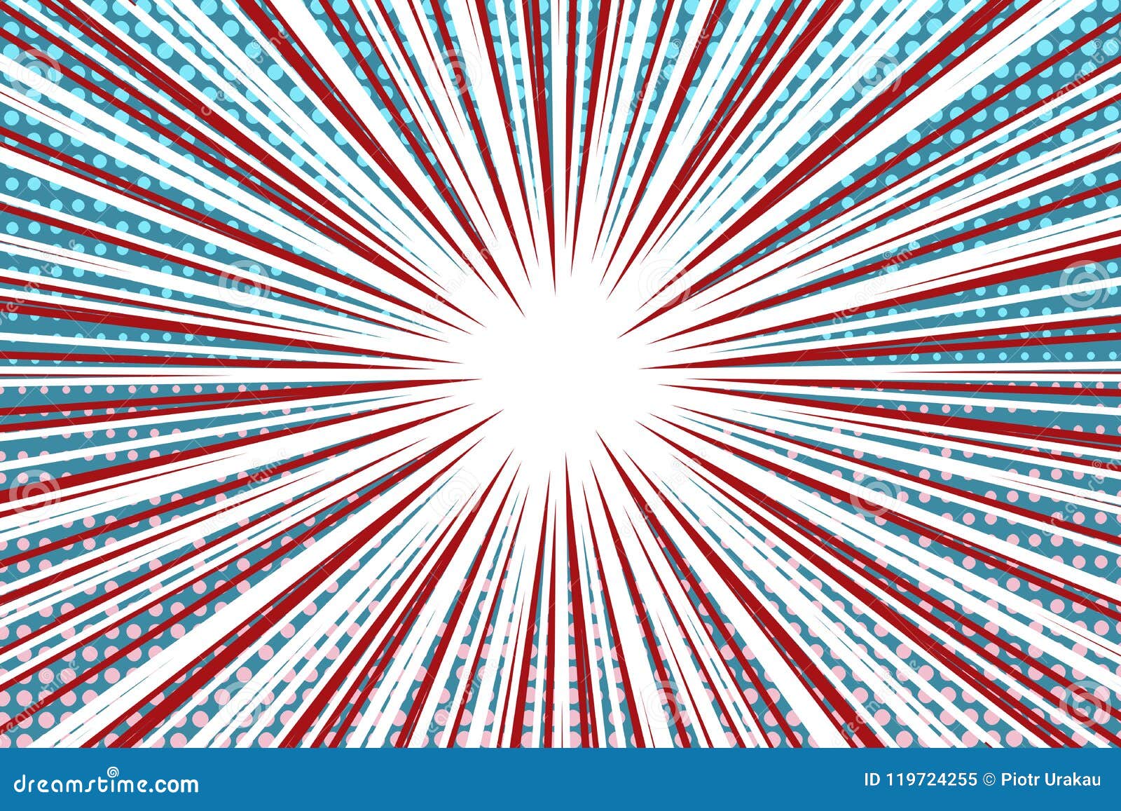 Comic Explosive Background Stock Vector Illustration Of Element