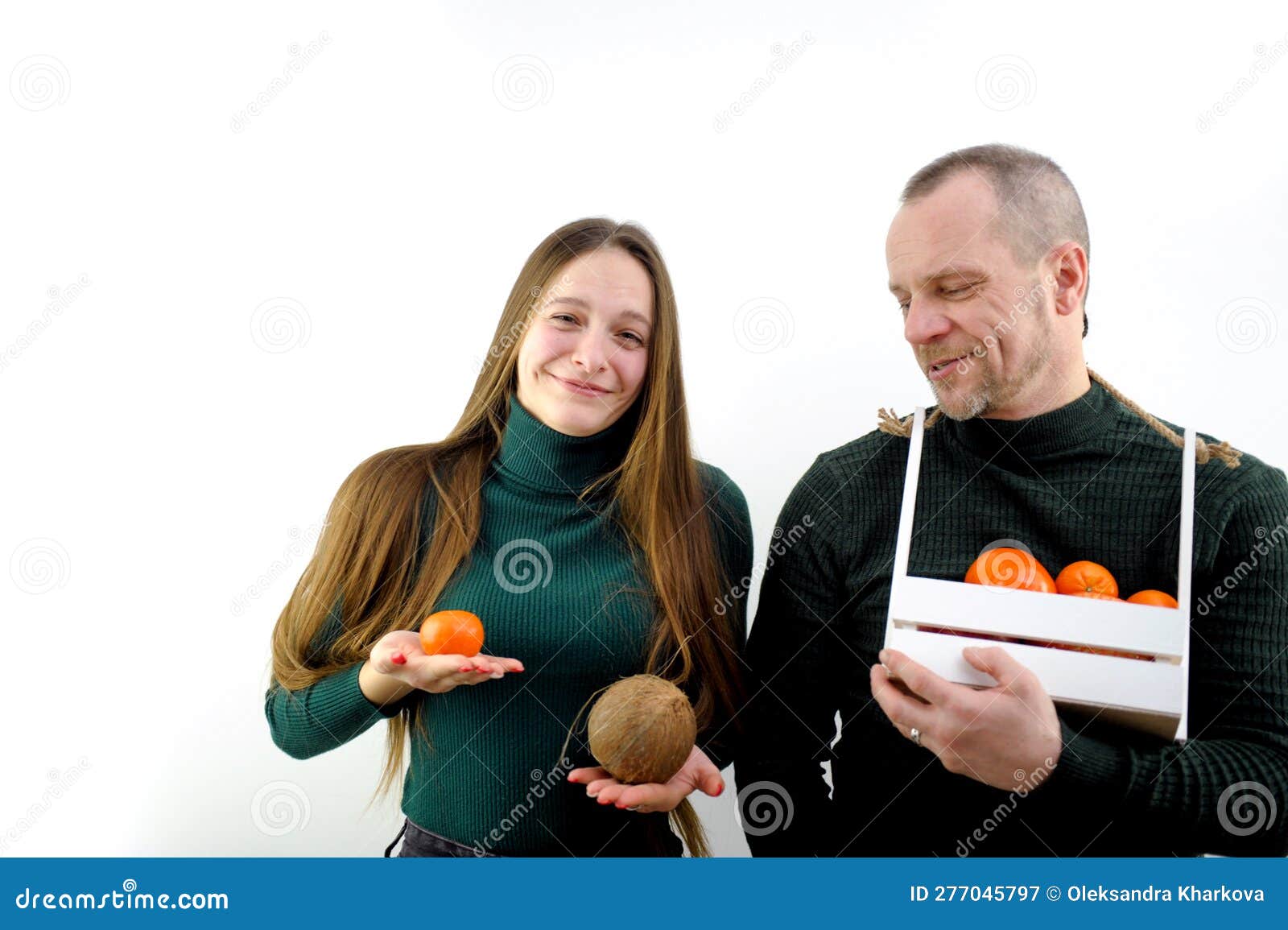 Comic Photo Different Size of Breasts One Breast is Larger Than Other is  Smaller Girl Holding Fruit Tangerine and Cocoas Stock Image - Image of  smiling, vitamins: 277045797