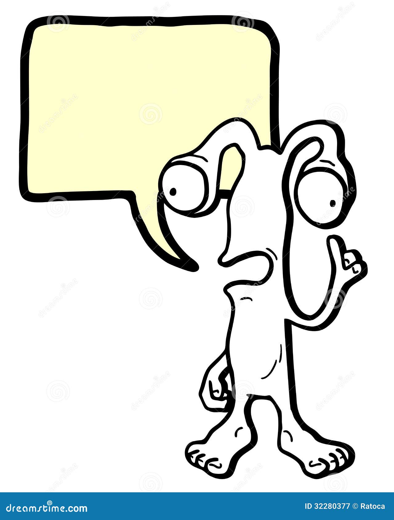 Comic puppet stock vector. Illustration of talk, message 32280377