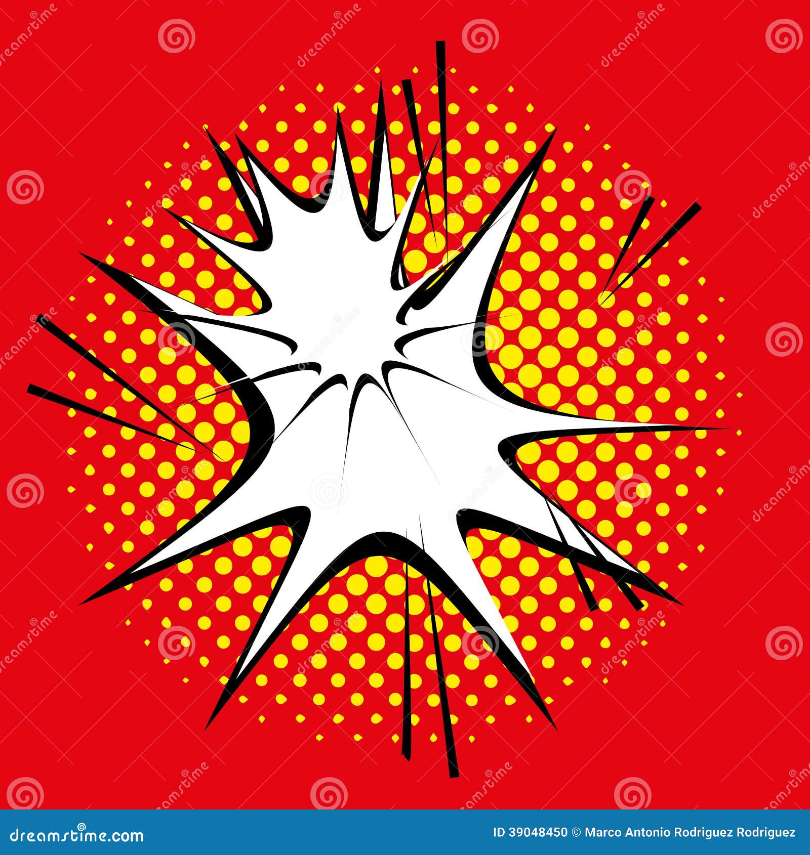 Comic Style Explosion Effect Isolated Stock Vector - Image: 39048450