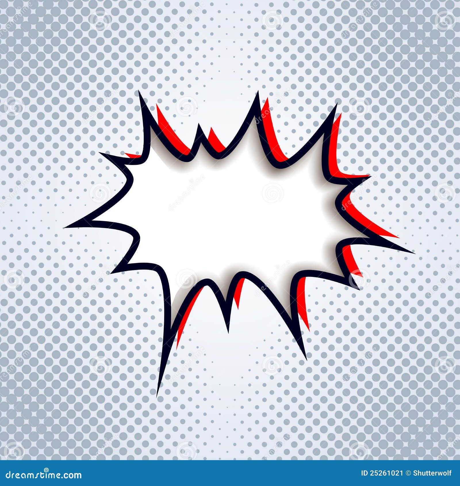 Download Comic style speech bubble stock vector. Illustration of ...