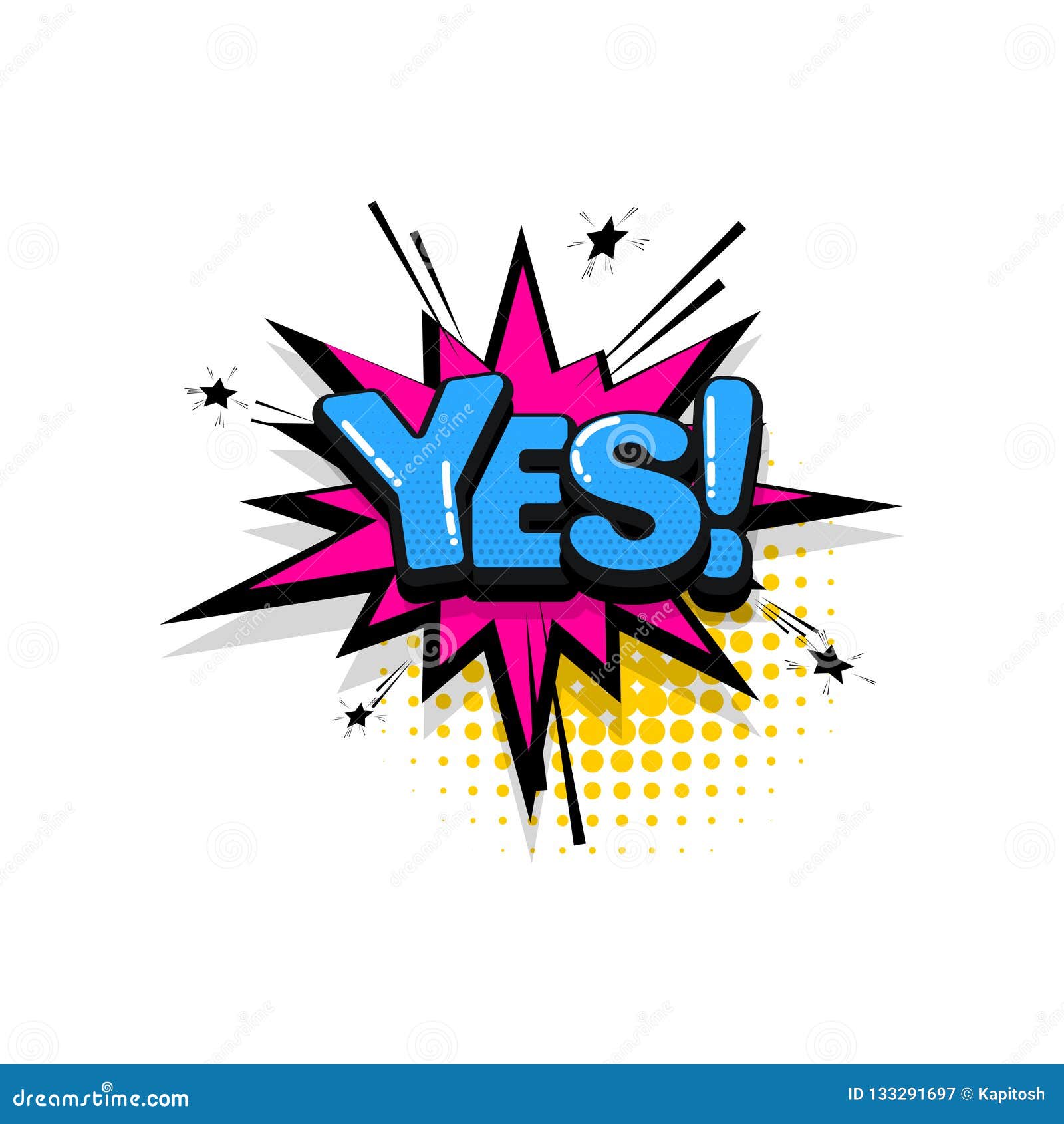 Comic Text Collection Sound Effects Pop Art Style Stock Vector