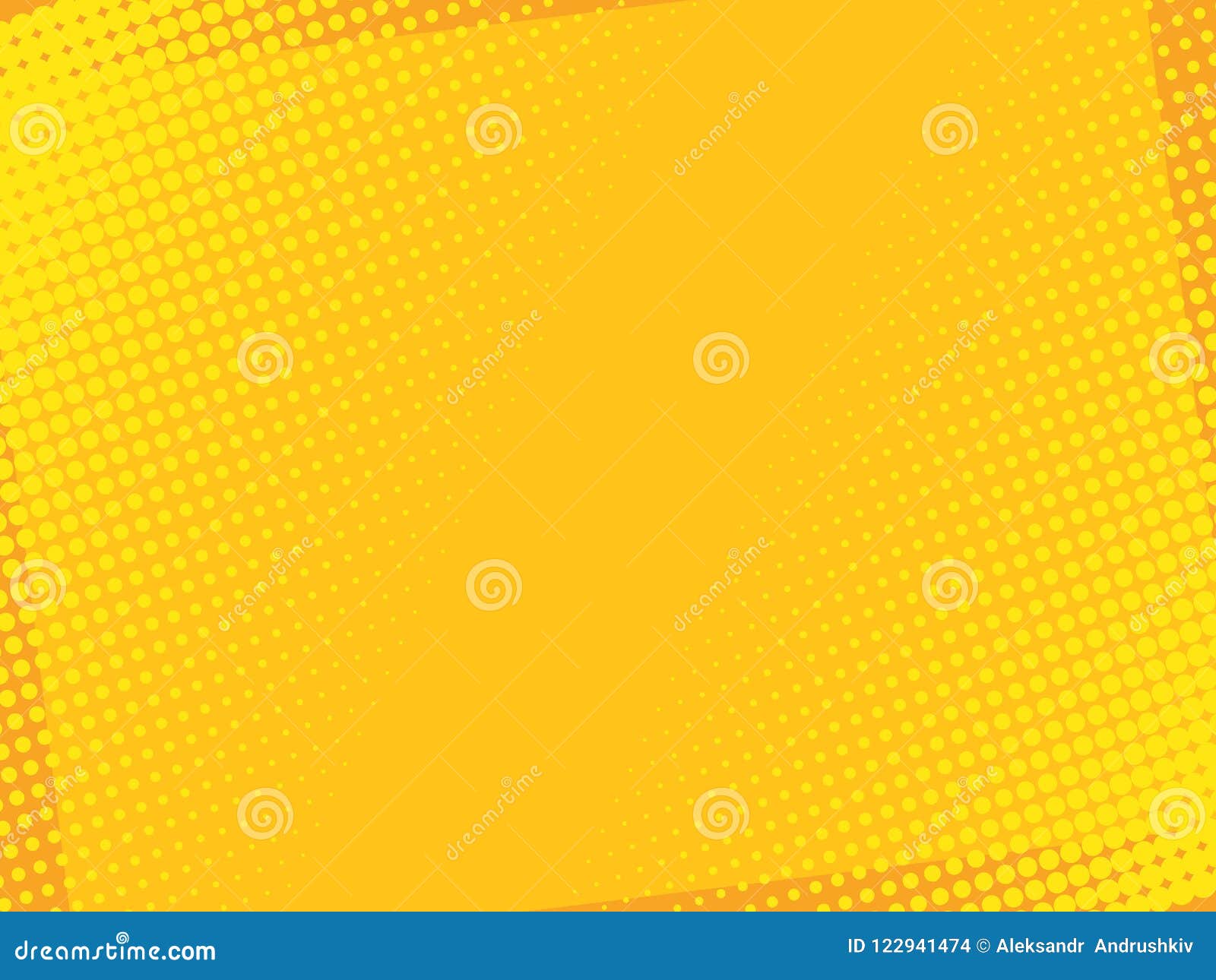 Comic yellow background stock vector. Illustration of element - 122941474